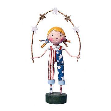 Star Spangled Patriotic Figurine by Lori Mitchell