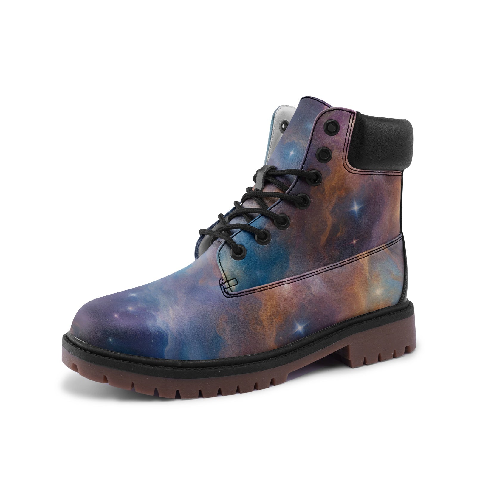 Starry galaxy Premium Lightweight Microfiber Leather Chukka Boots