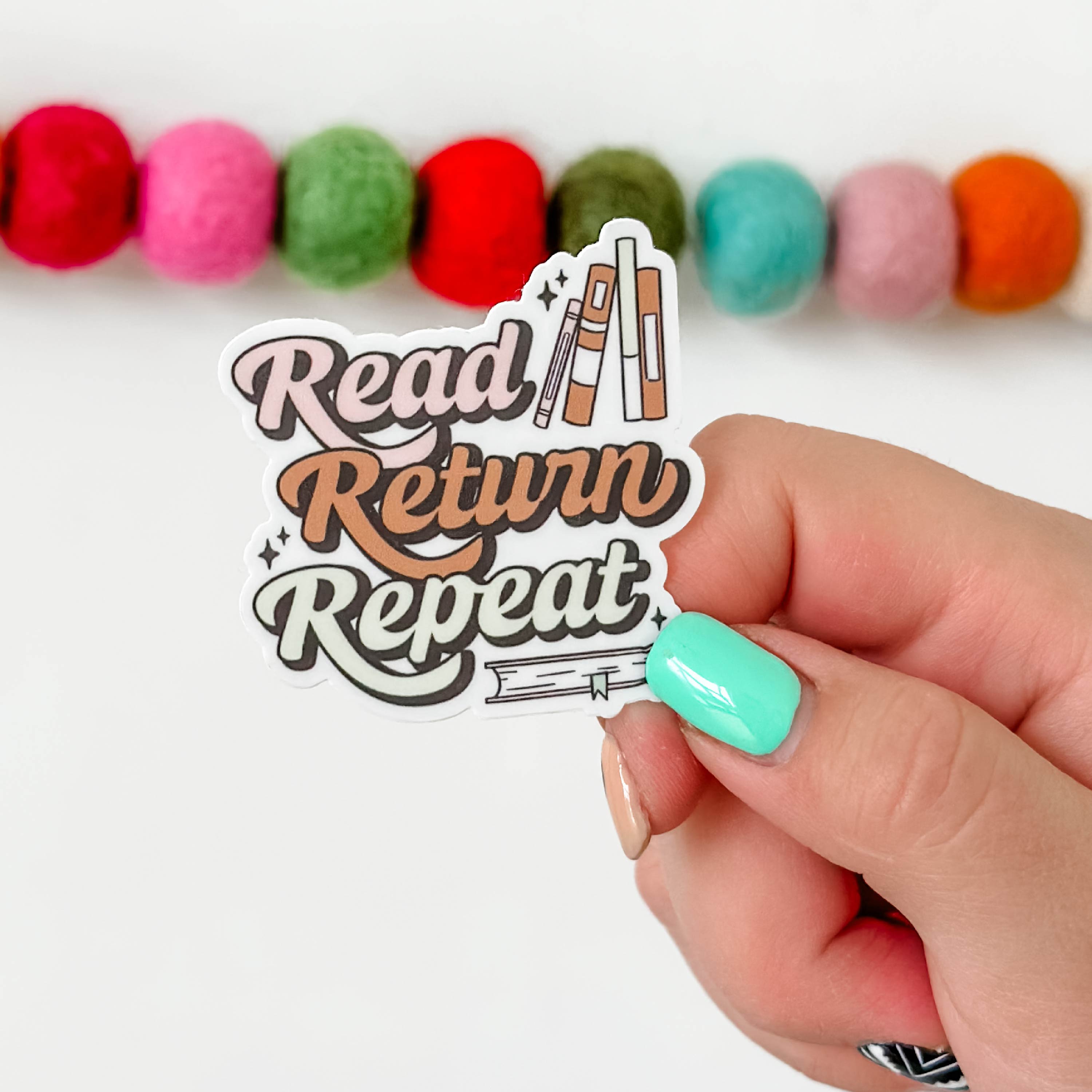 LMSS® STICKER - Read Return Repeat