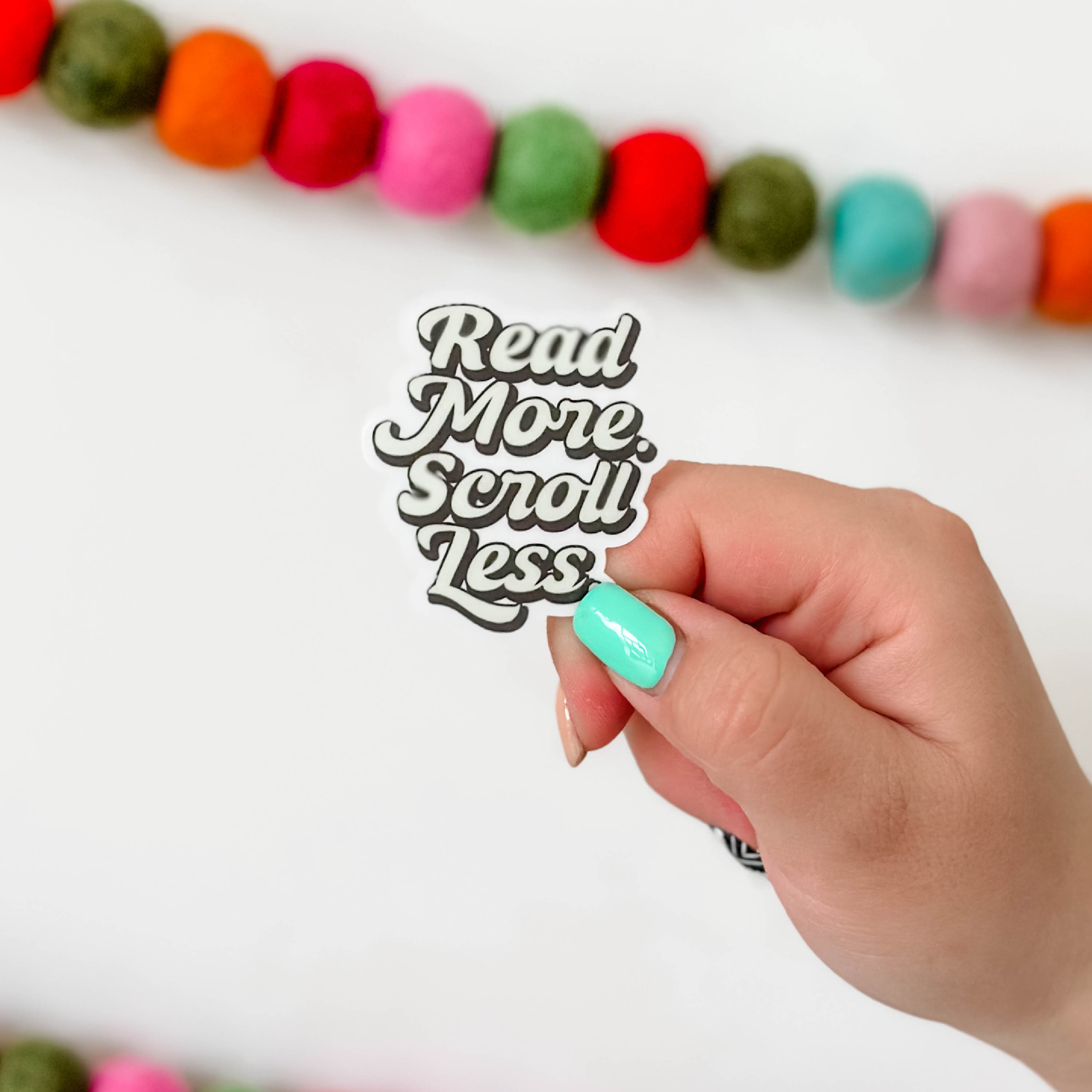 LMSS® STICKER - Read More. Scroll Less.