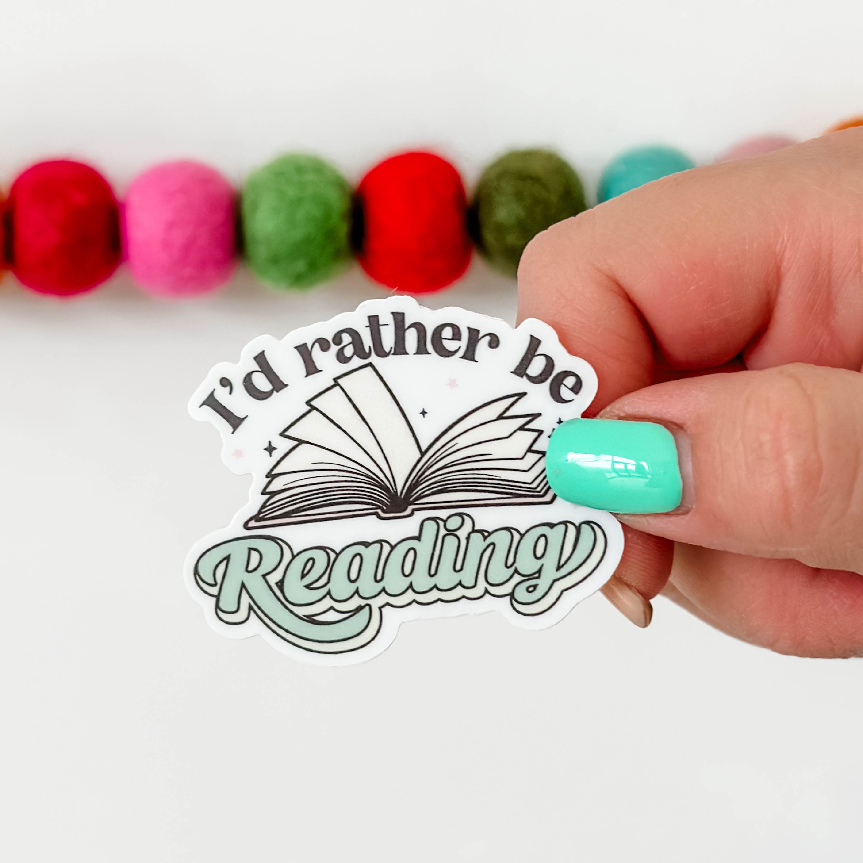 LMSS® STICKER - I&amp;#39;d Rather Be Reading