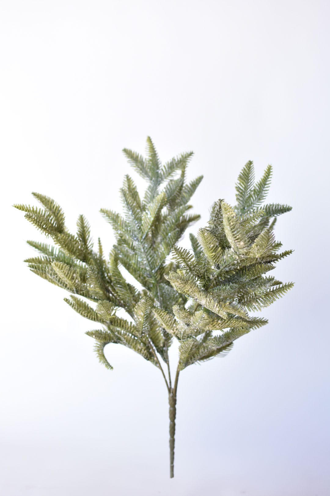 18&amp;quot; Faux Iced Sugar Pine Bush