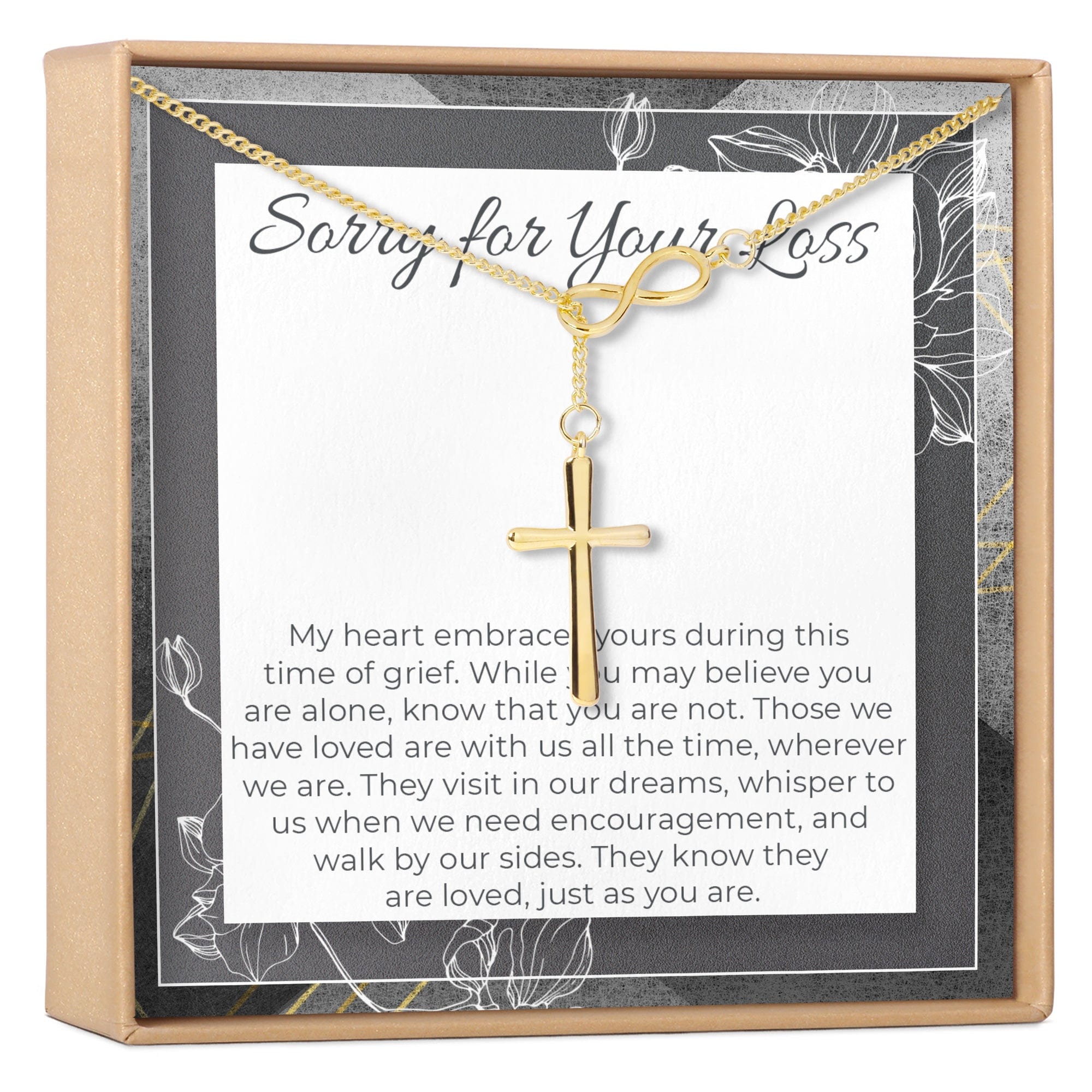 Sympathy Infinity Cross  Necklace