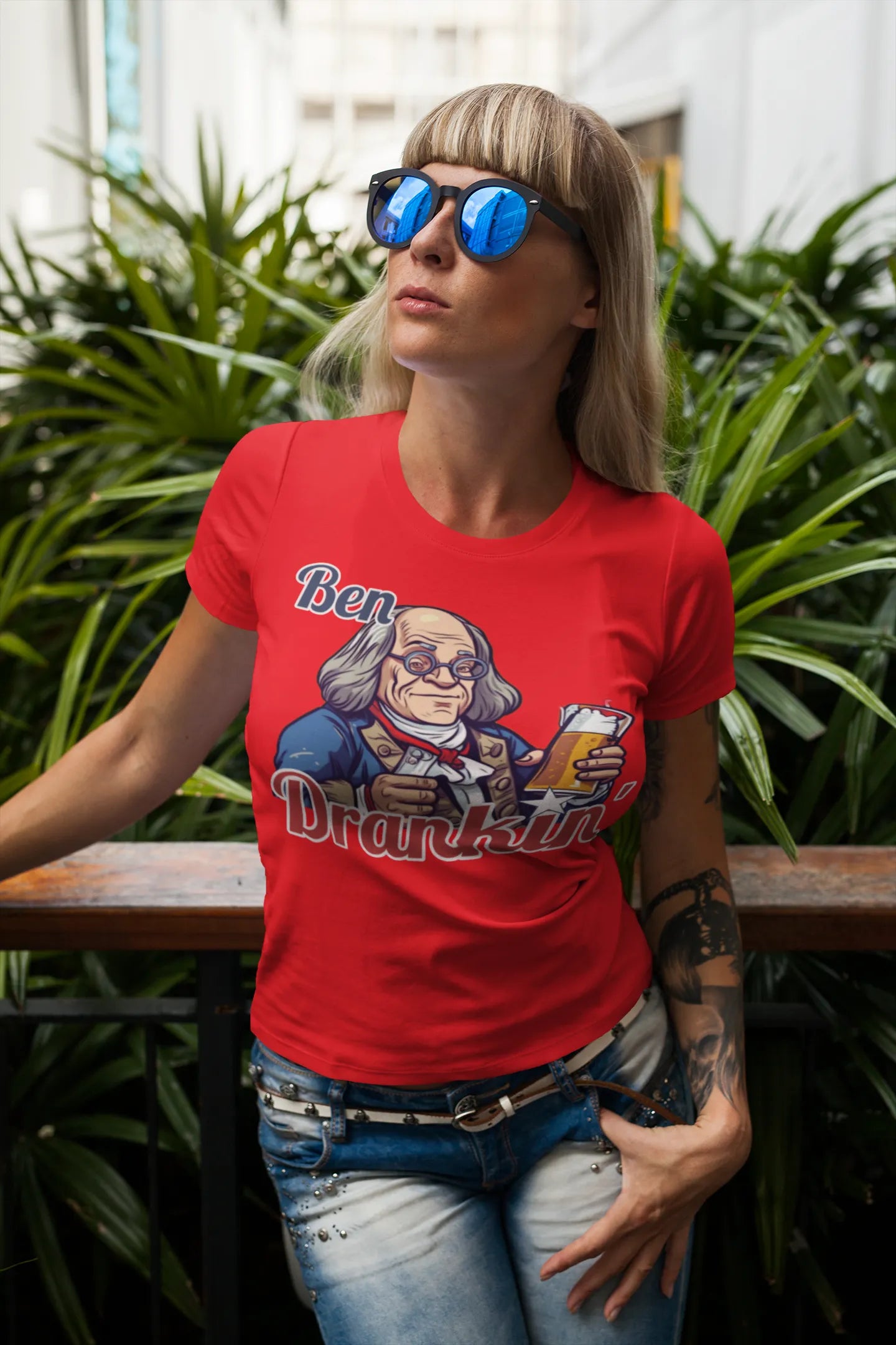 Ben Franklin&amp;#39;s &amp;quot;Ben Drankin&amp;quot; Party T-Shirt