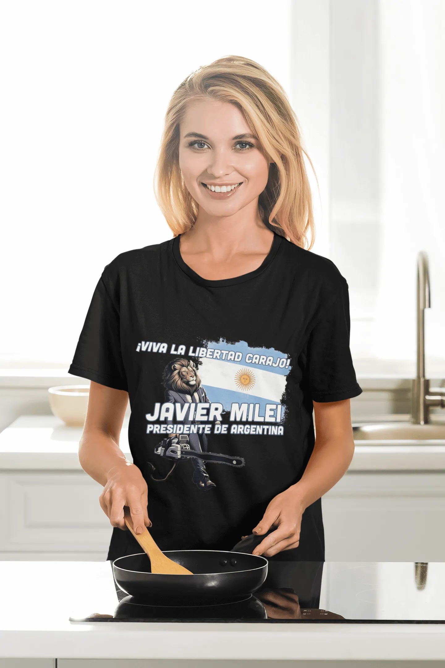 Viva La Libertad Carajo - Javier Milei President of Argentina T-Shirt - 4LibertyShop.com