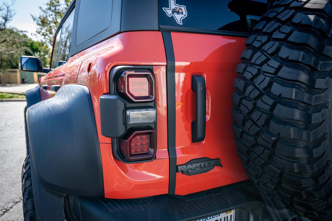 Tailgate Side Edge Guard Protection Film (PPF) - 2021+ Bronco