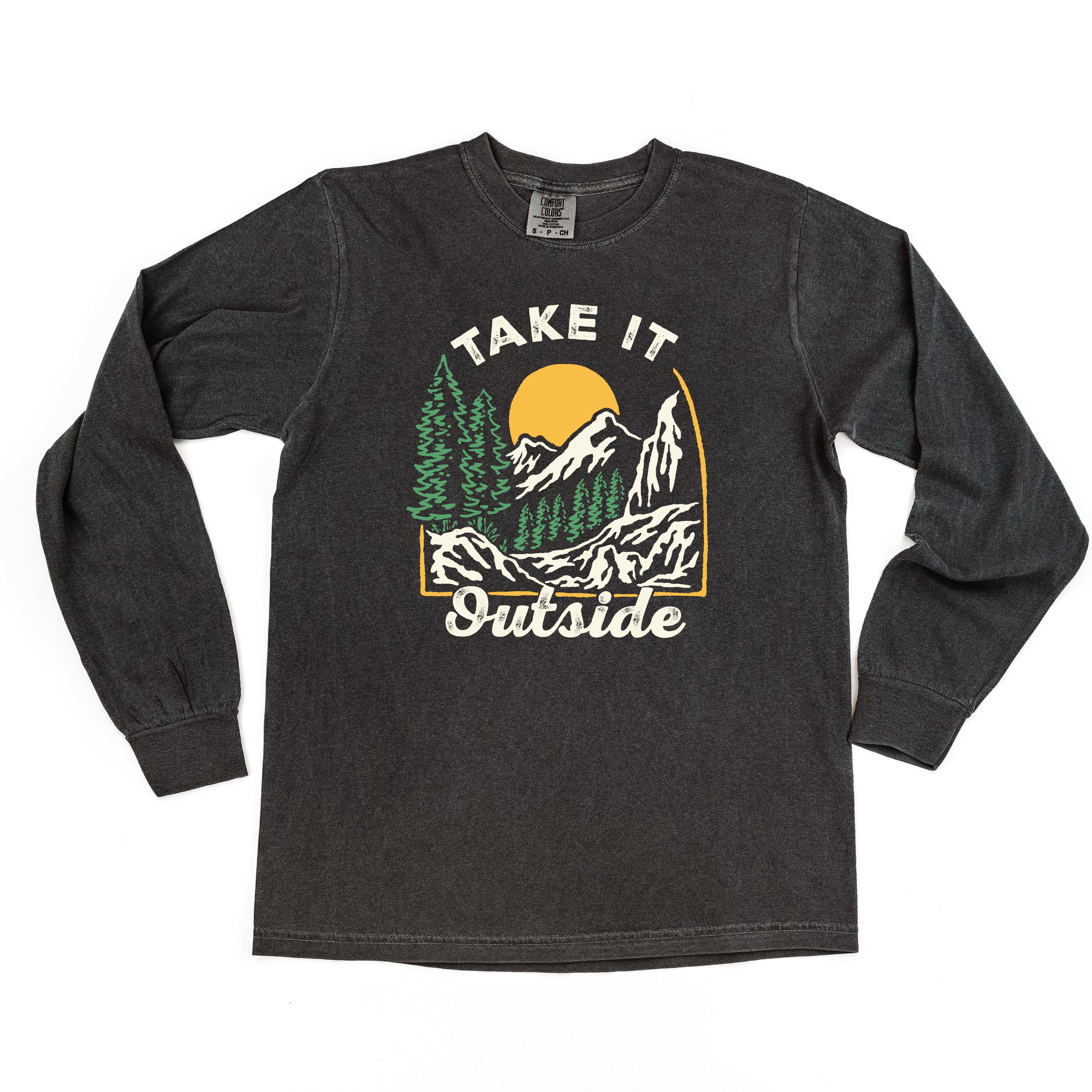 Take It Outside - LONG SLEEVE Comfort Colors Tee