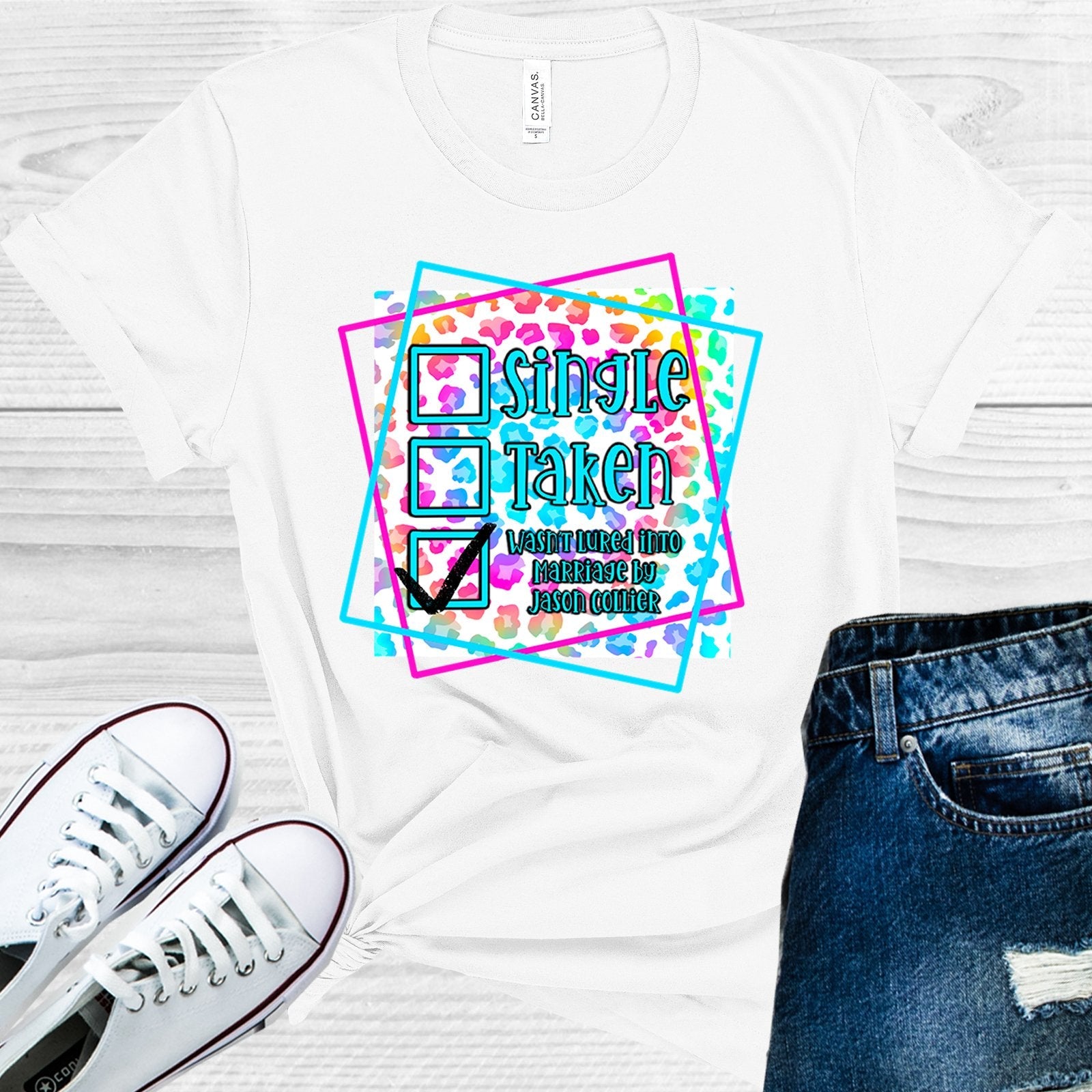 WASN&amp;#39;T LURED INTO A RELATIONSHIP BY JASON COLLIER GRAPHIC TEE