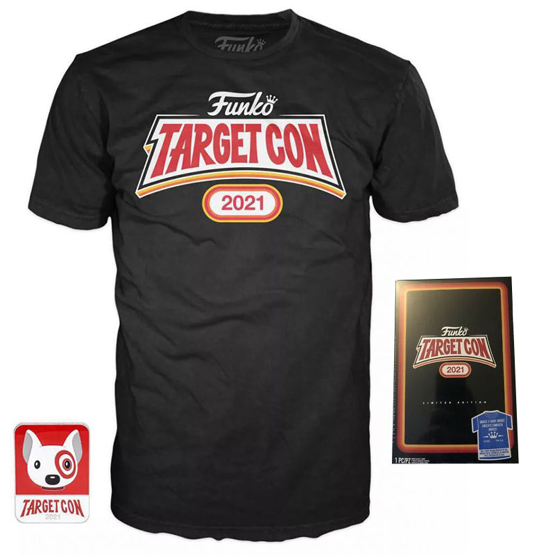 Target Con 2021 T-Shirt &amp;amp; Bullseye Pin (L, Sealed) - 2021 Target Con Exclusive