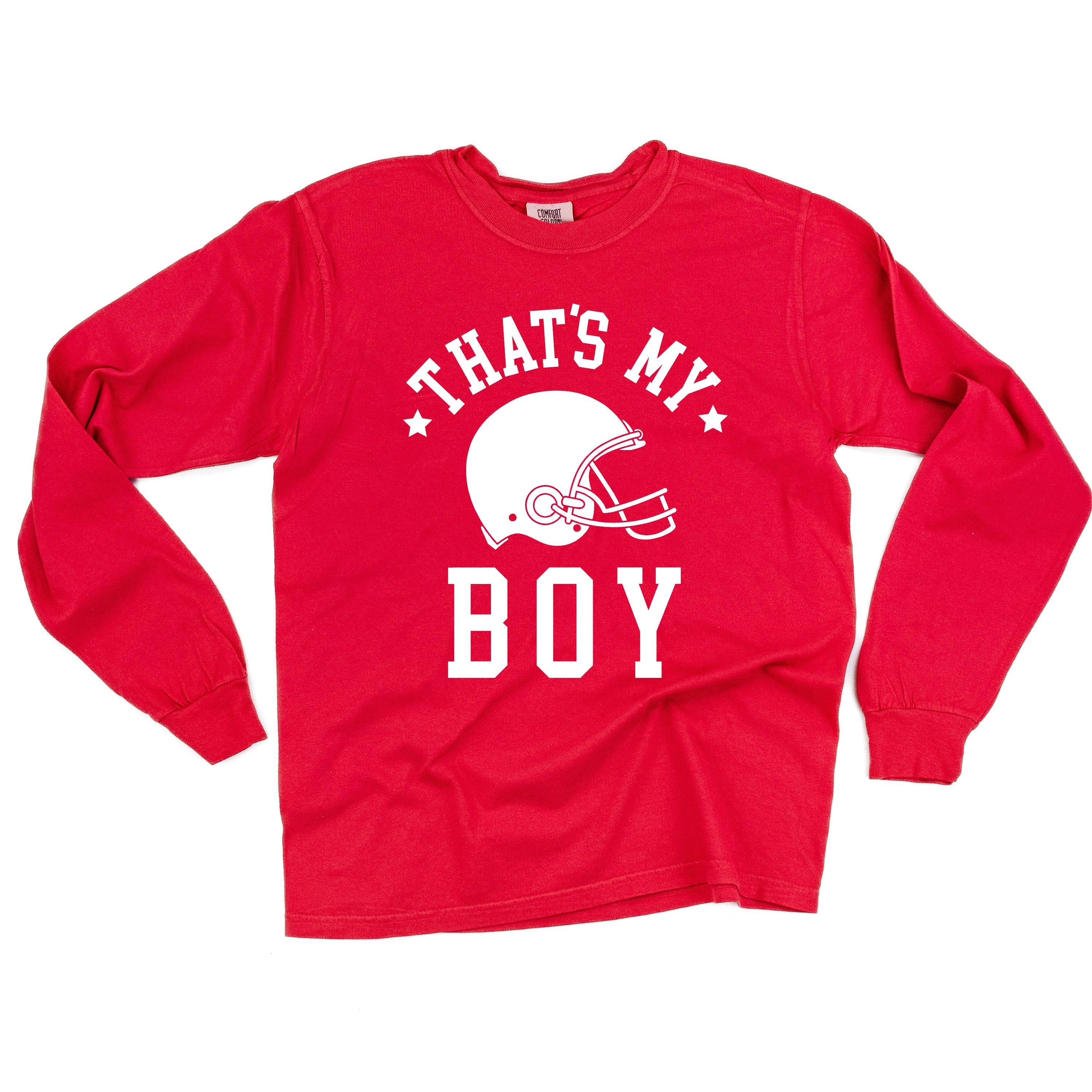 That&#39;s My Boy - LONG SLEEVE COMFORT COLORS TEE