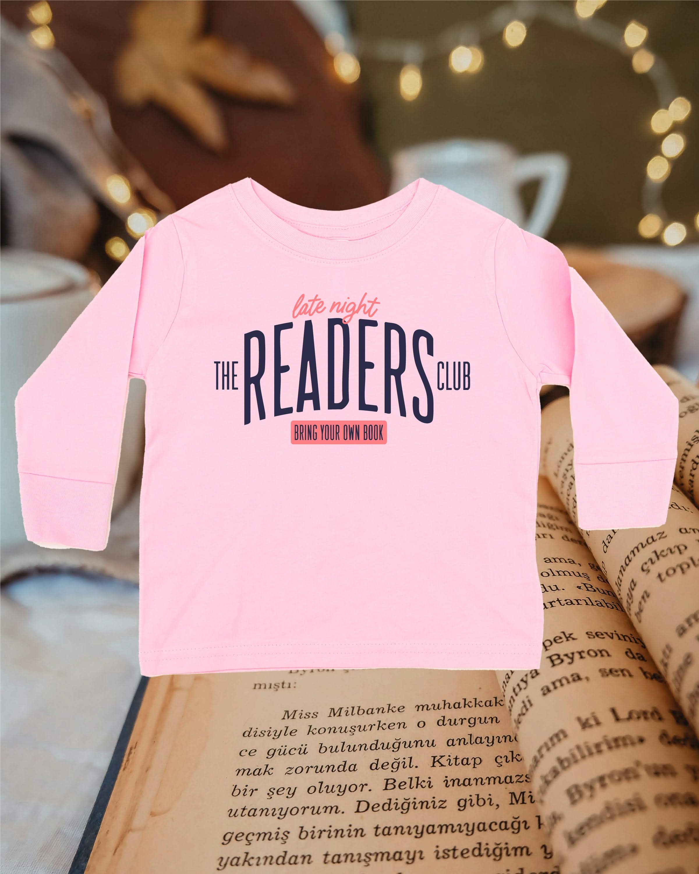 The Late Night Readers Club BYOB - Child Long Sleeve Tee