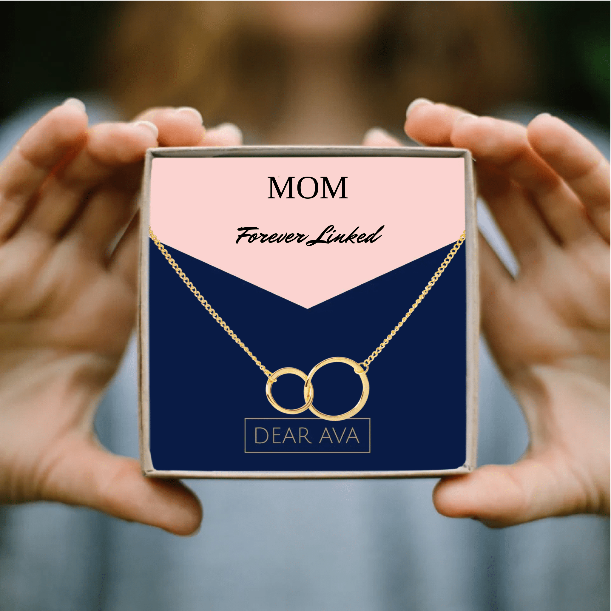 To My Mom - Personalized Card &amp;amp; Necklace Gift
