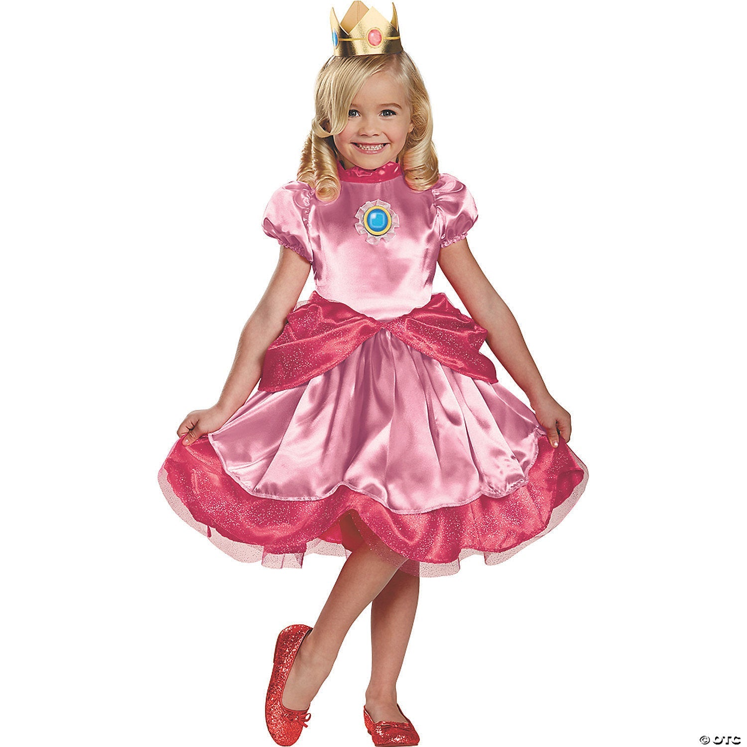 Toddler&amp;#39;s Deluxe Princess Peach Costume - 3T-4T