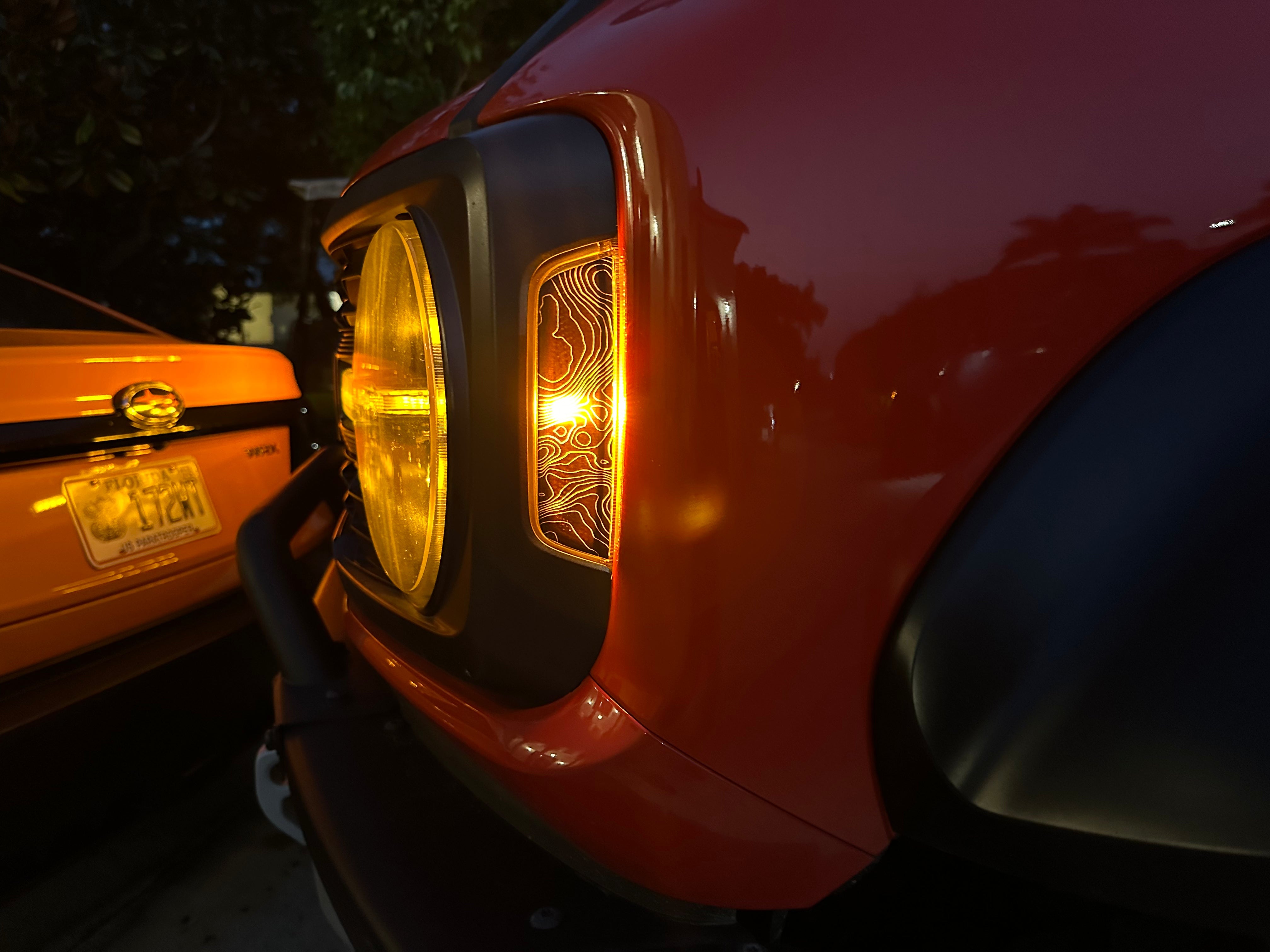 Topo Sidemarker Overlays (Front Only, Printed Series) - 2021+ Bronco (ALL)