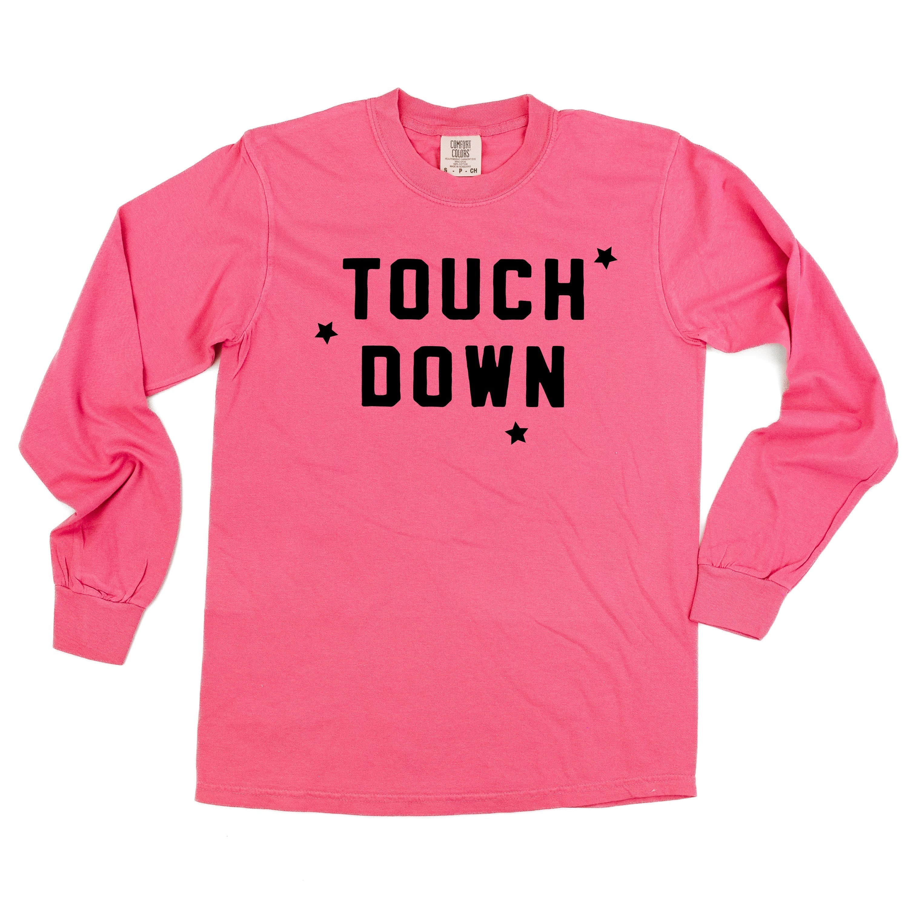 Touch Down - Long Sleeve Comfort Colors Tee