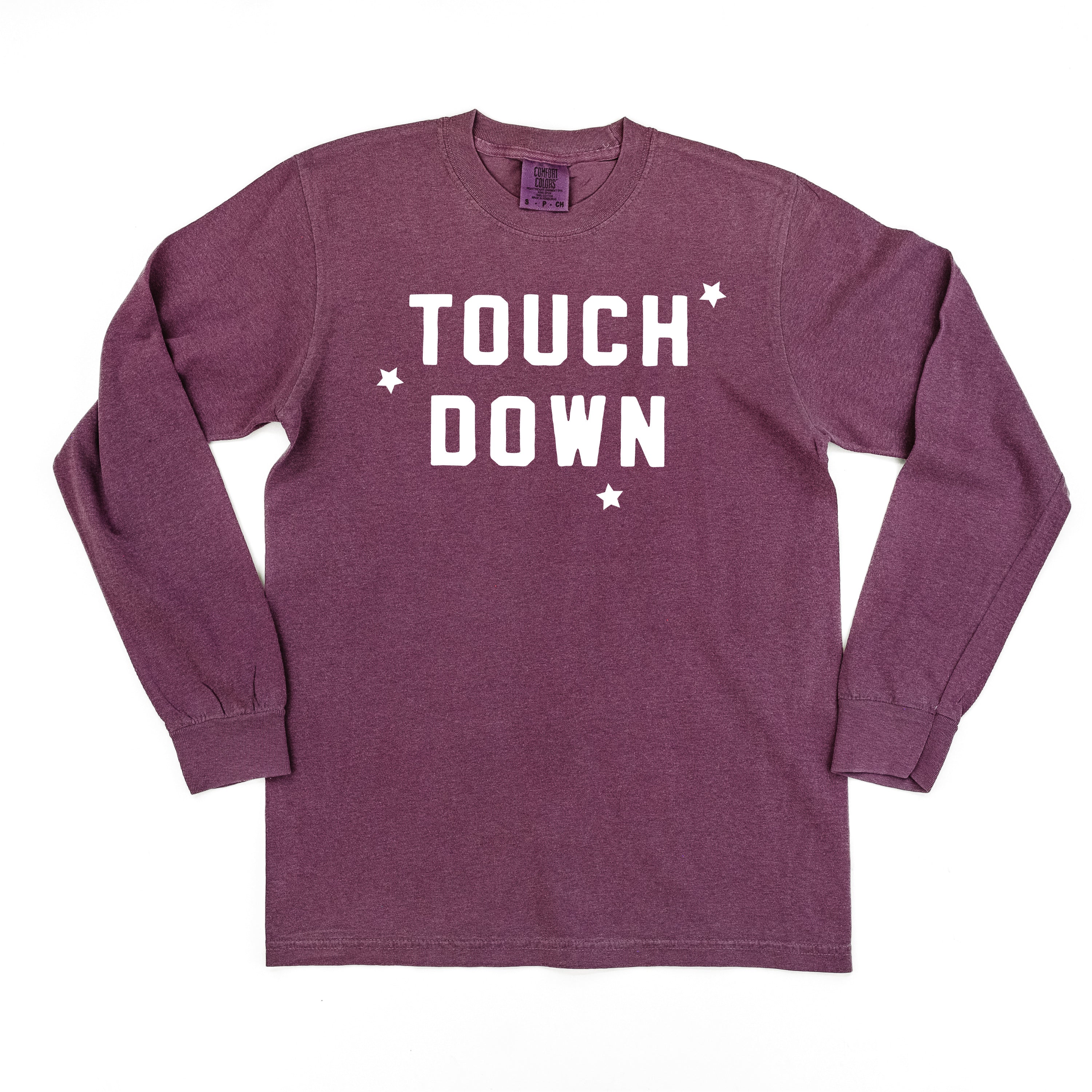 Touch Down - Long Sleeve Comfort Colors Tee