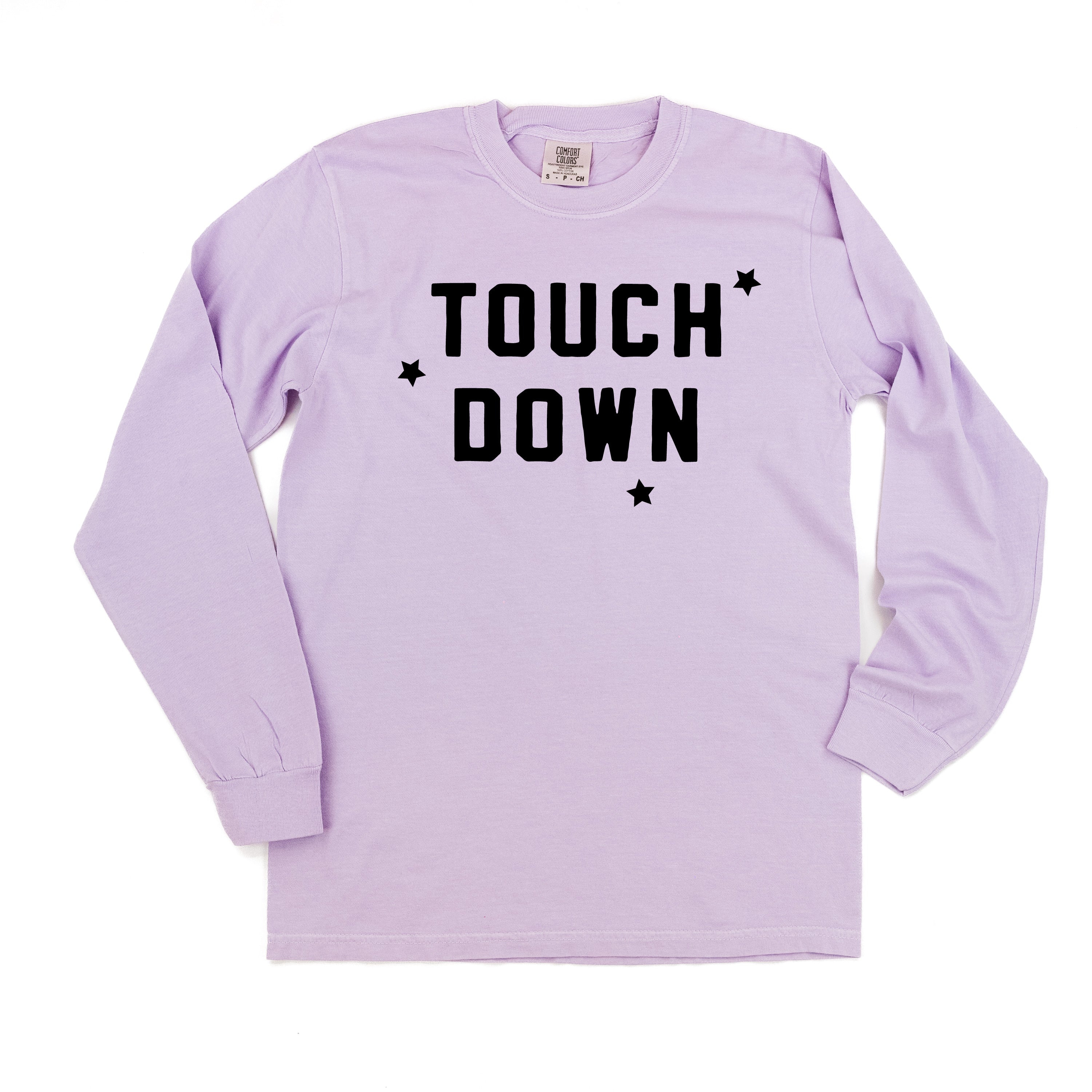 Touch Down - Long Sleeve Comfort Colors Tee
