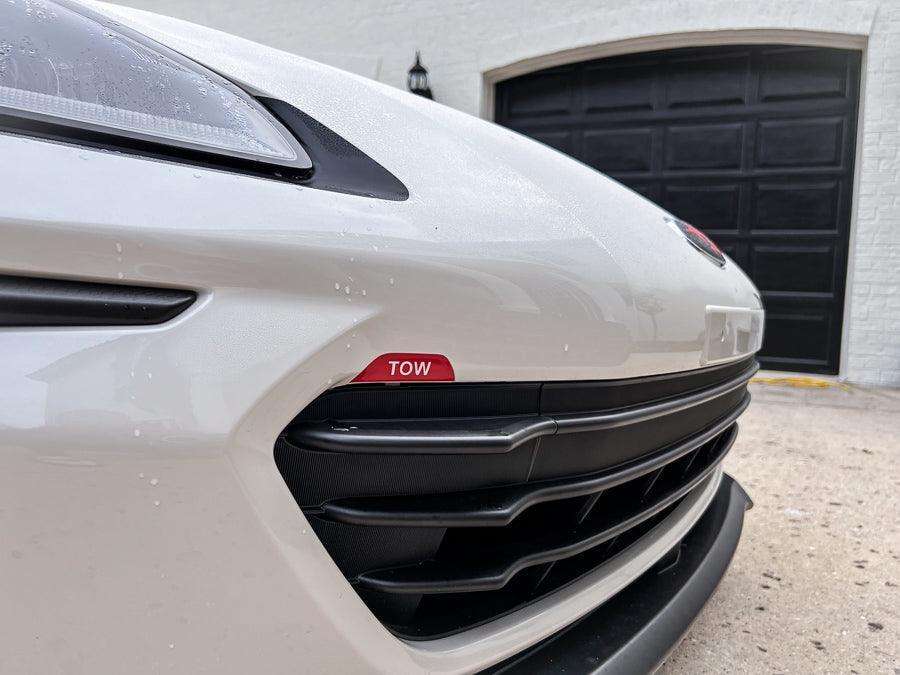 Tow Hook Cover Overlay with &amp;quot;TOW&amp;quot; Logo - 2022 BRZ
