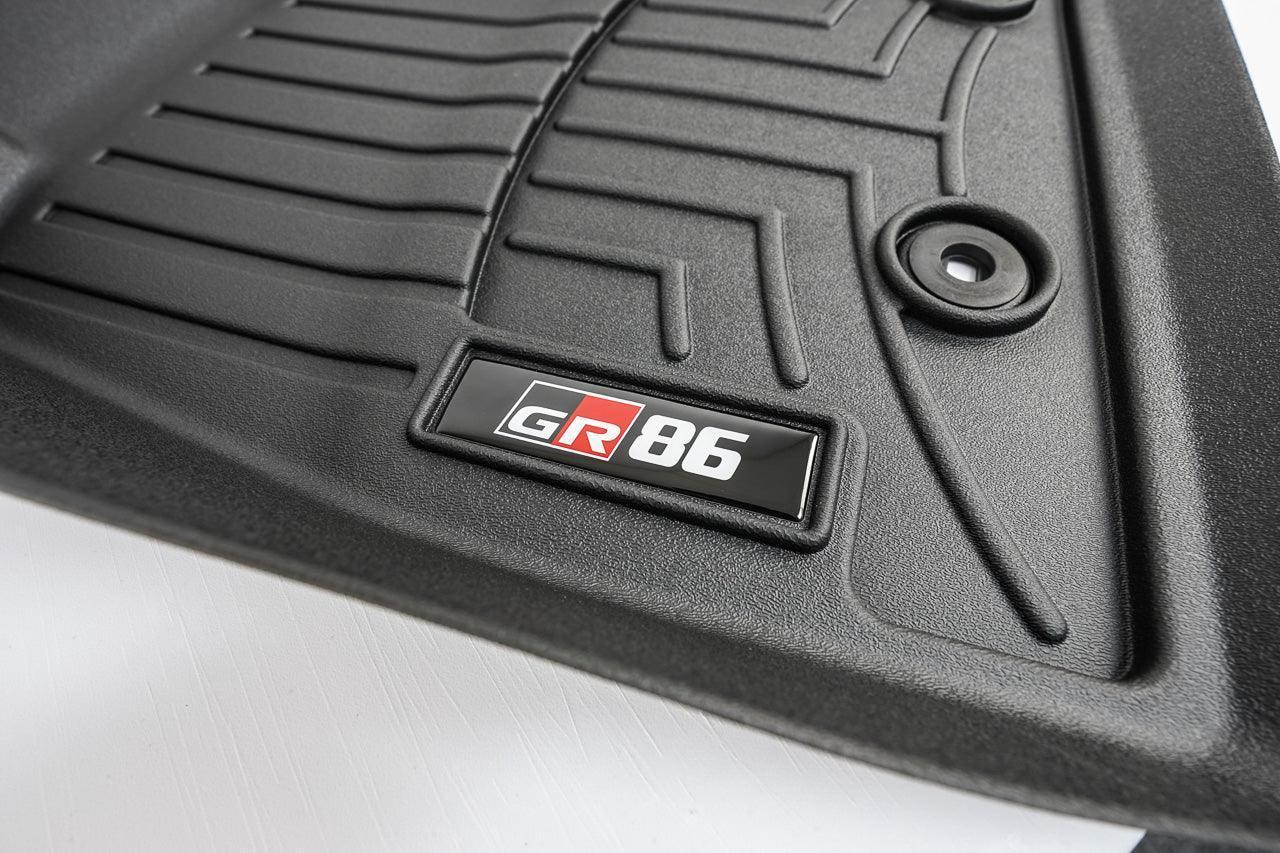 Toyota &amp;quot;GR86&amp;quot; Emblems for Weathertech Floor Mats (Single)
