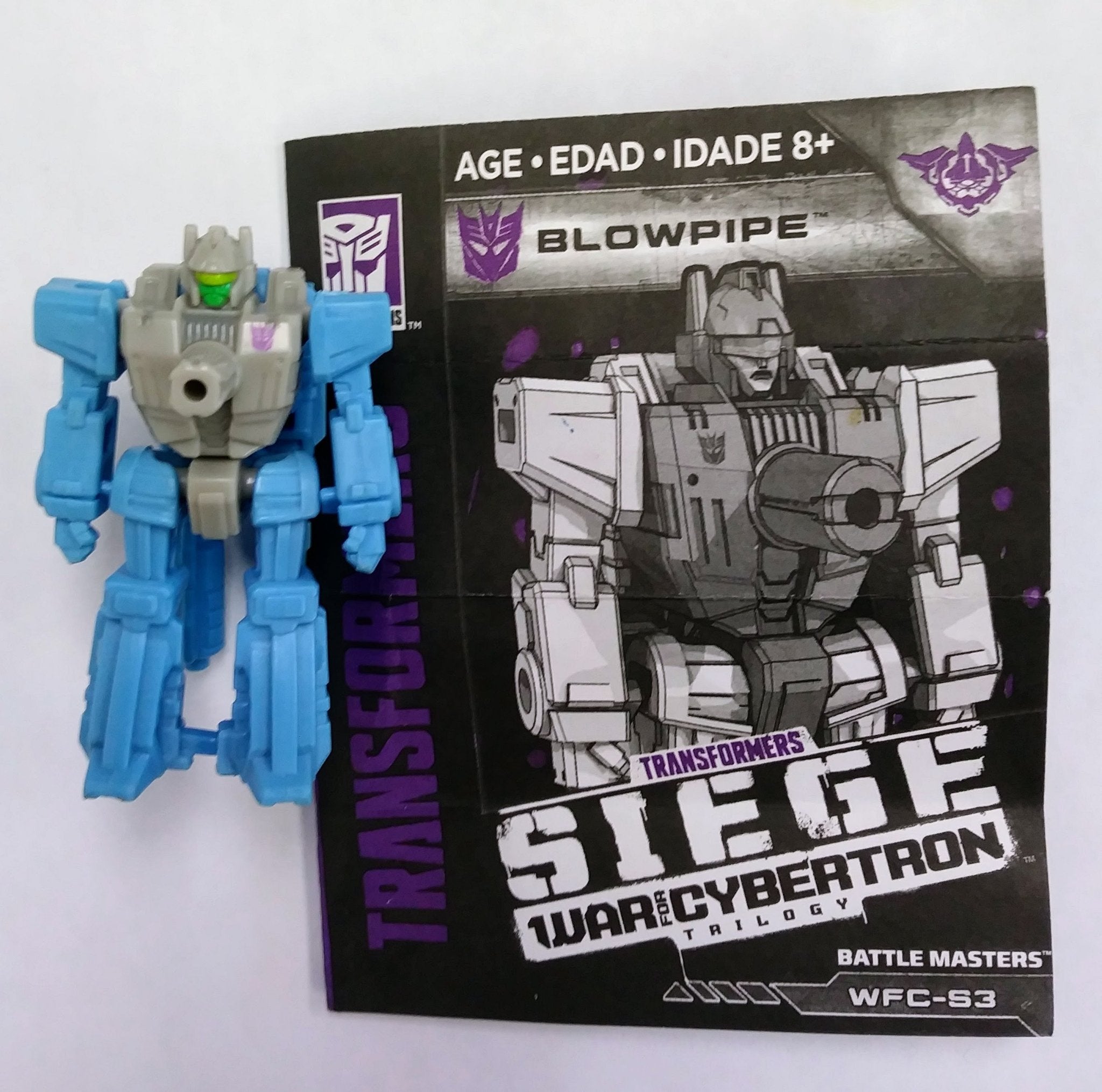Transformers Battle Masters figure - Decepticon Blowpipe (Siege)