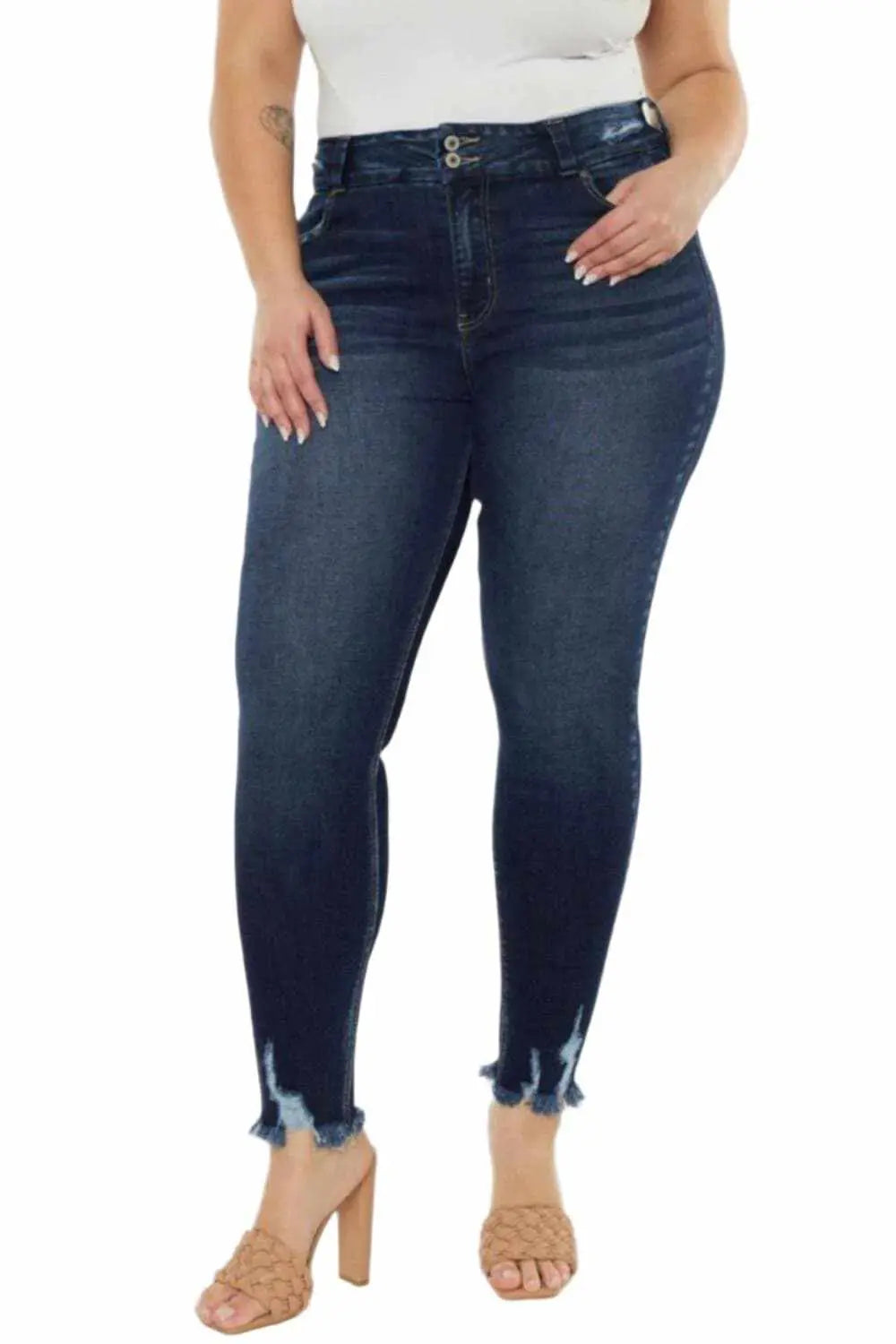 Jeans &amp;amp; Denim - Vintage charm high waist jeans by Kancan