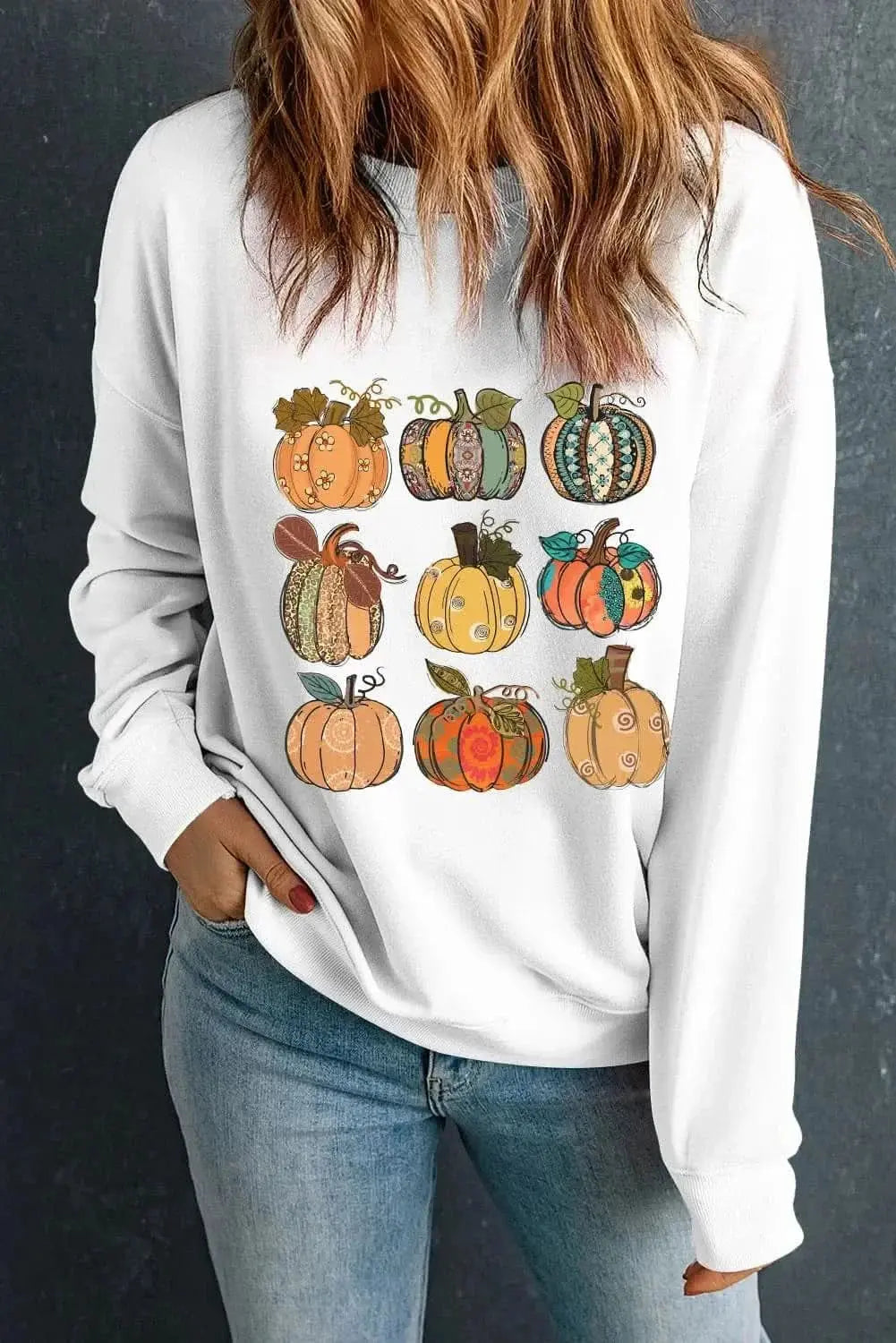 Sweatshirts &amp;amp; Hoodies - Cozy Pumpkin Patch Sweatshirt - Premium Quality