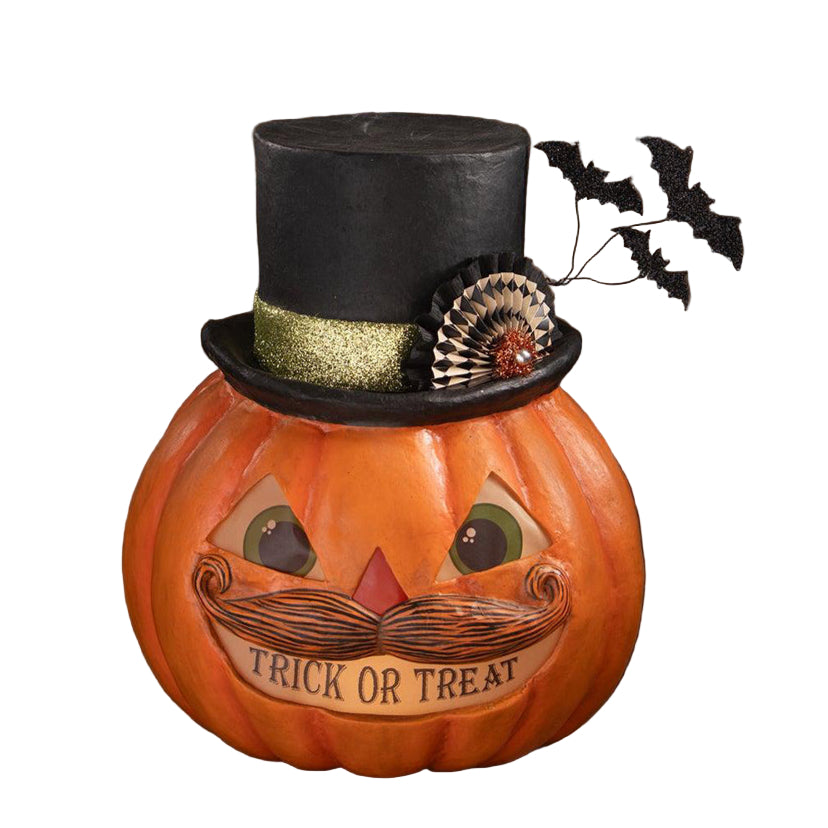 Trick or Treat Pumpkin Stache by Bethany Lowe Designs