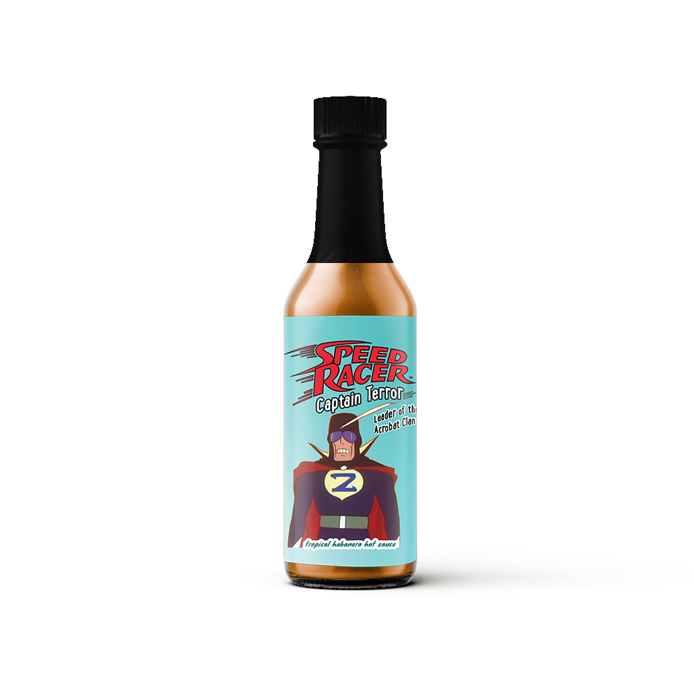CAPTAIN TERROR&amp;#39;S LEADER OF THE ACROBAT CLAN : TROPICAL HABANERO HOT SAUCE
