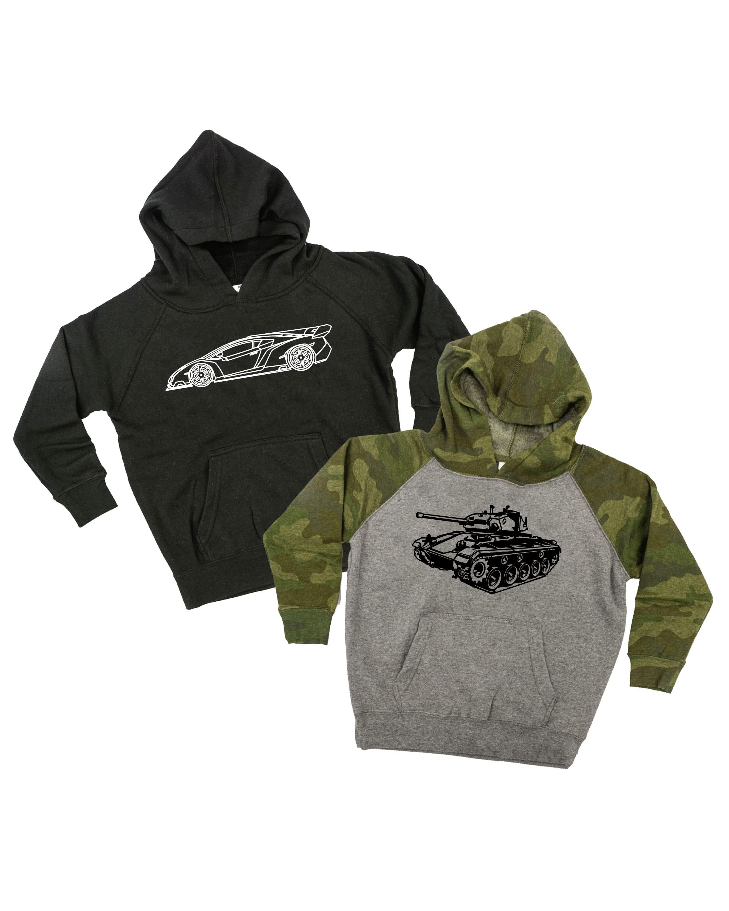 Trucks N&#39; Things Minimalist Design - (Choose Your Vehicle) - Child Hoodie