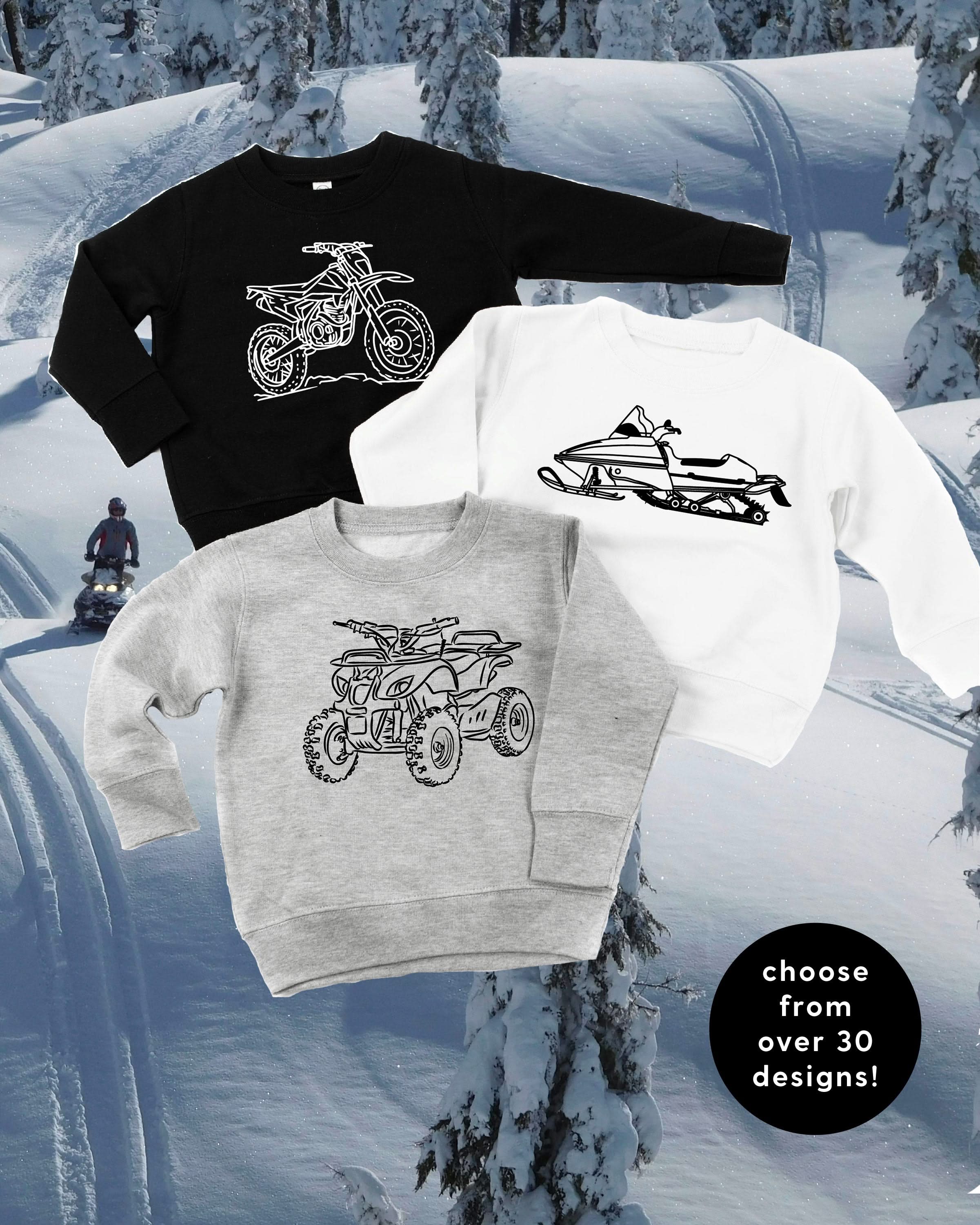 Trucks N&amp;#39; Things Minimalist Design - (Choose Your Vehicle) - Child Sweater