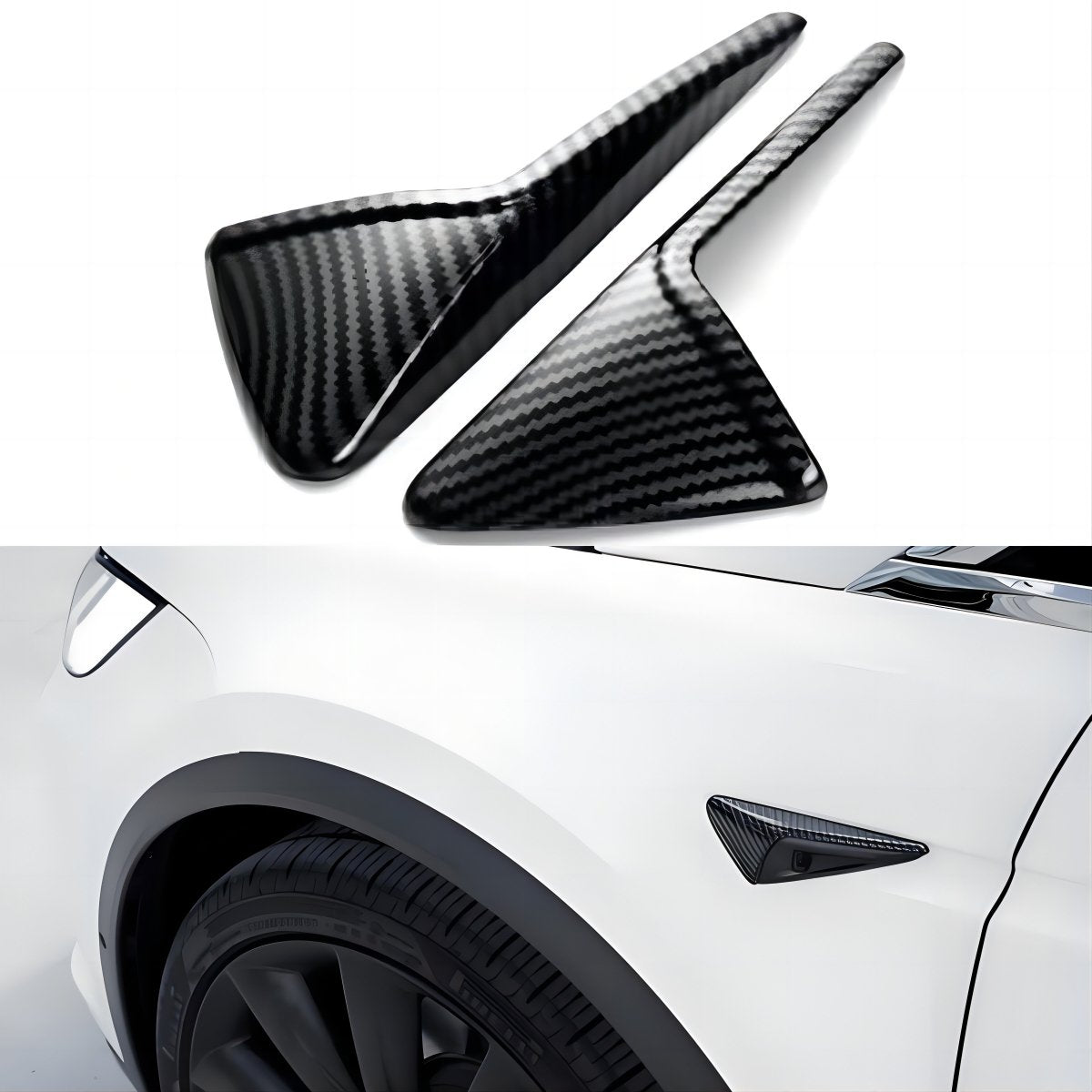 Turn Signal Side Camera Cover For Tesla Model 3/Y  ( 1 Pair )