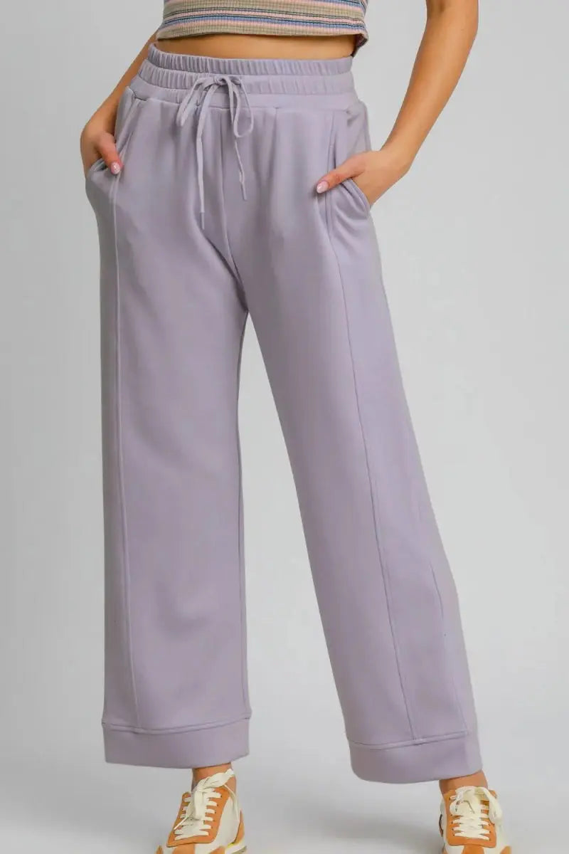 Wide Leg Pants Women&amp;#39;s Casual High Waist Trousers Comfy Fit