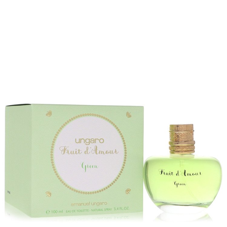 Ungaro Fruit D&amp;#39;amour Green by Ungaro Eau De Toilette Spray 3.4 oz for Women