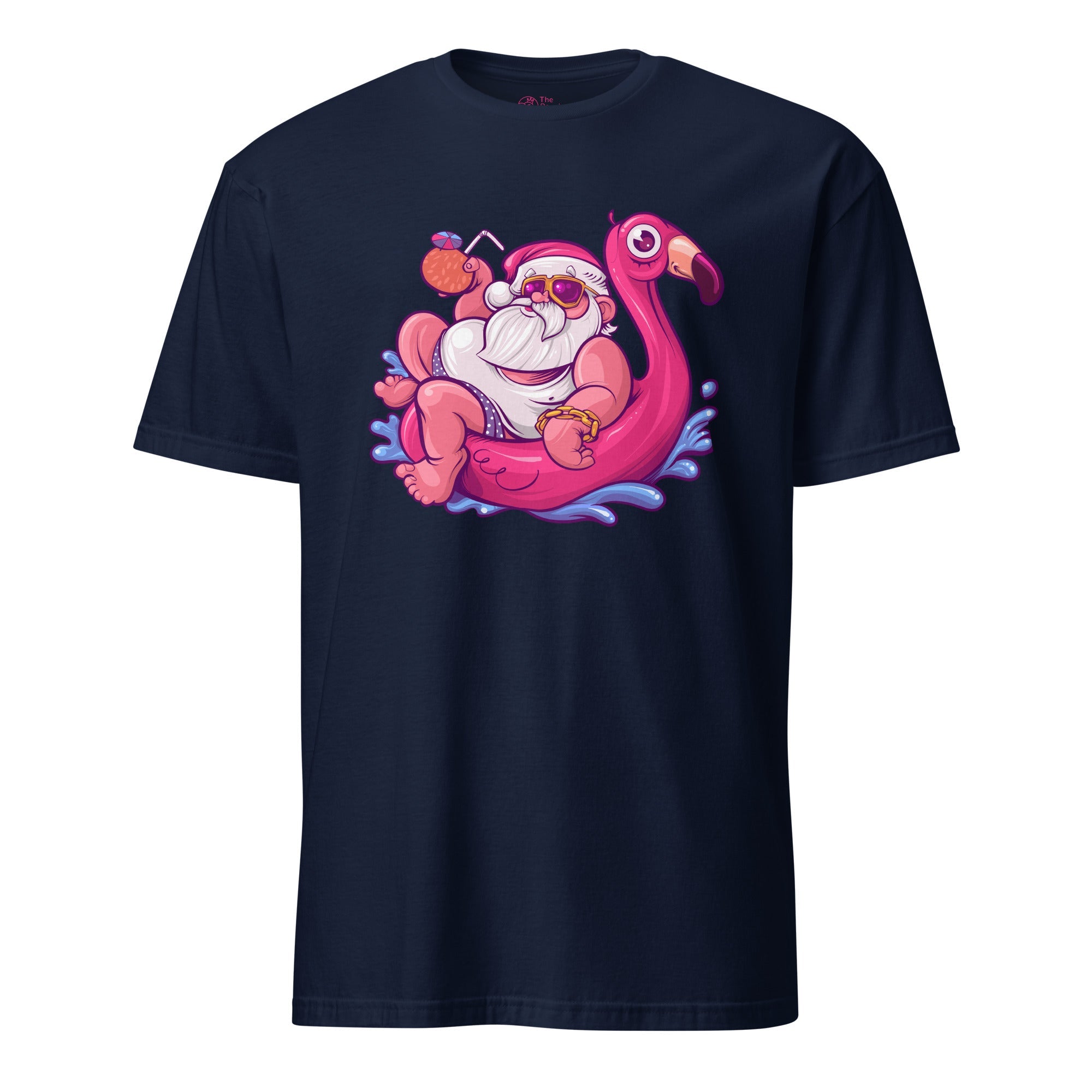 Relaxin&amp;#39; Santa Flamingo T-Shirt