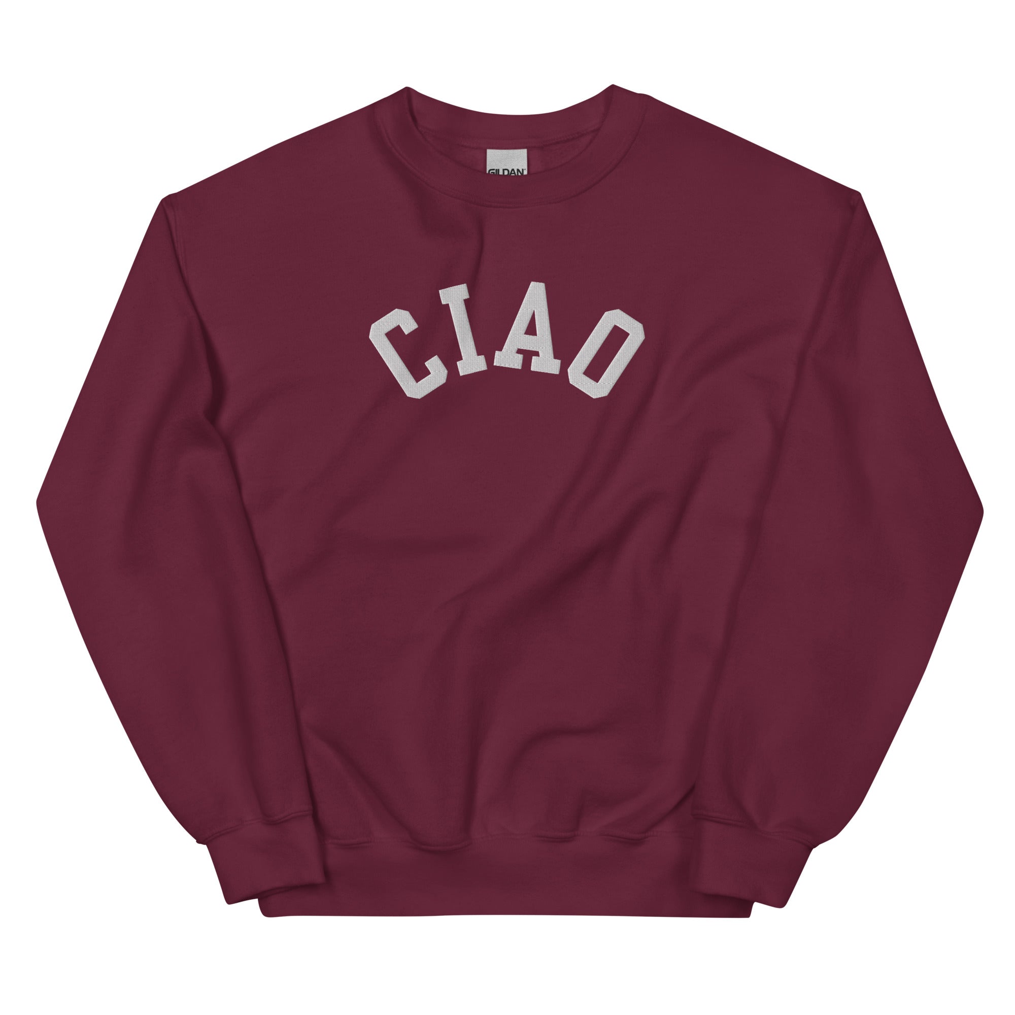 Ciao embroidered unisex sweatshirt