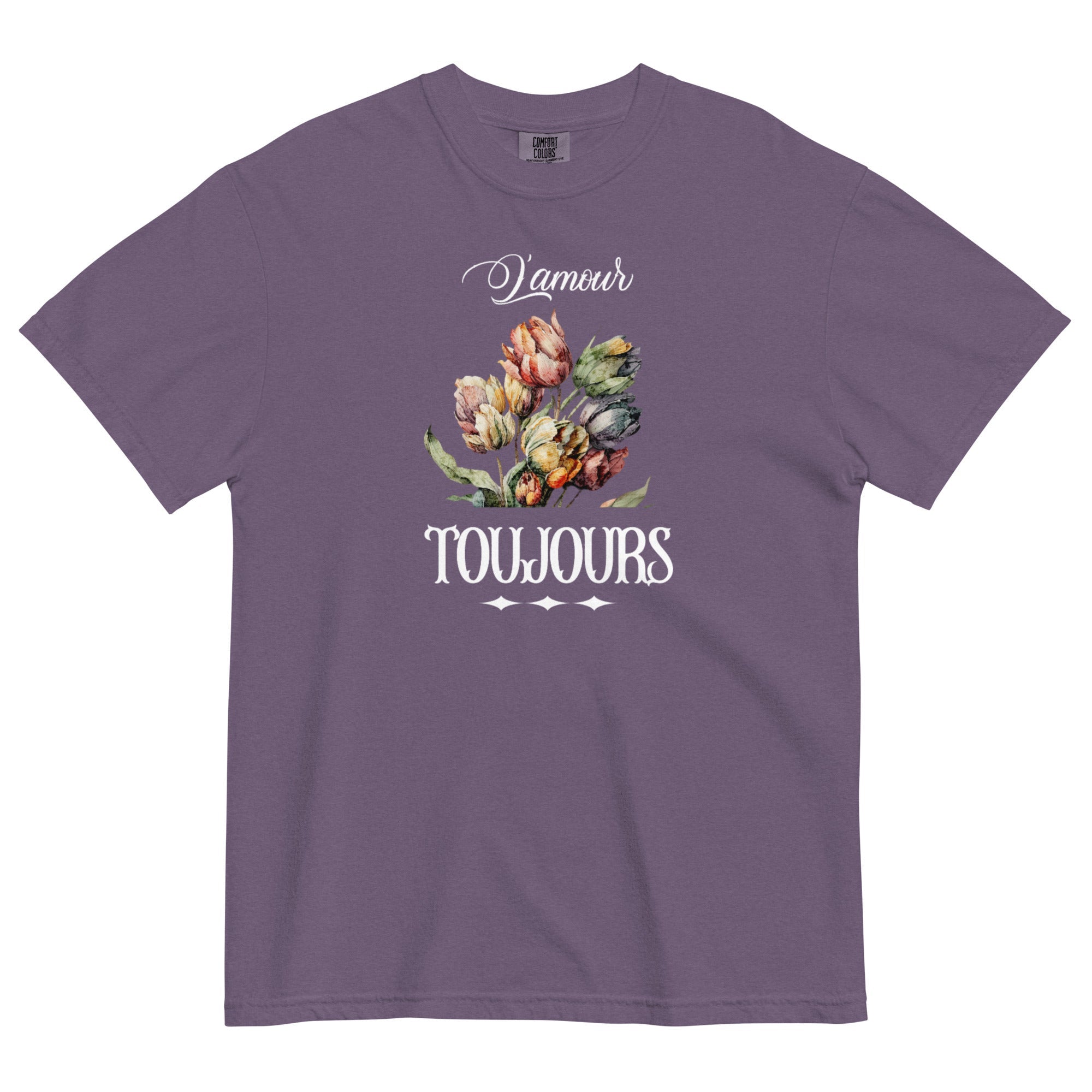 L&amp;#39;amour toujours Unisex garment-dyed heavyweight t-shirt