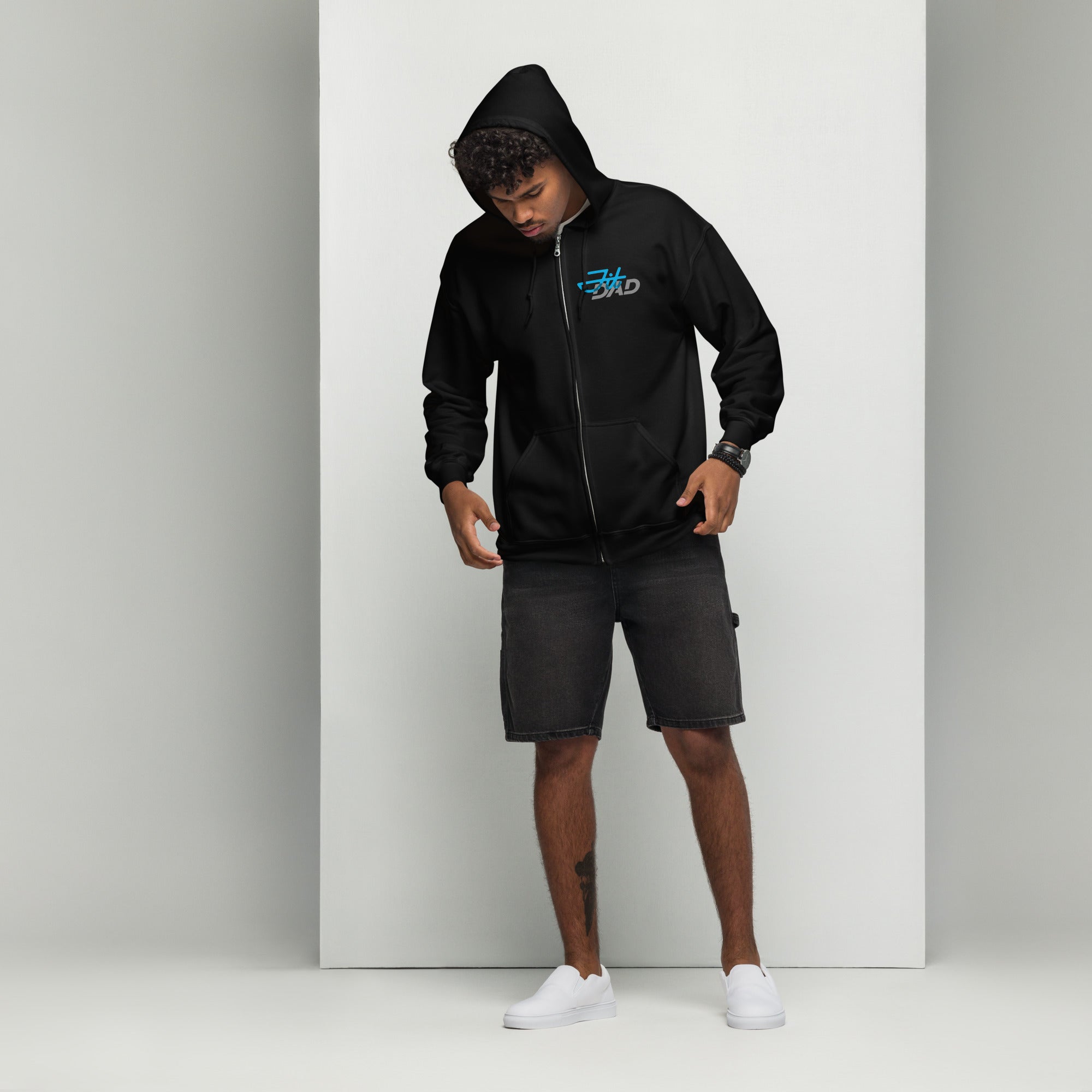 Fit Dad Heavy Blend Zip Hoodie