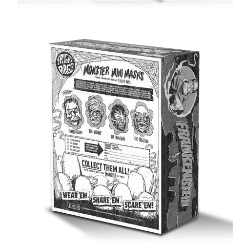 Universal Monsters B&amp;W Or Color PX Mini Mask - Select Figure(s)