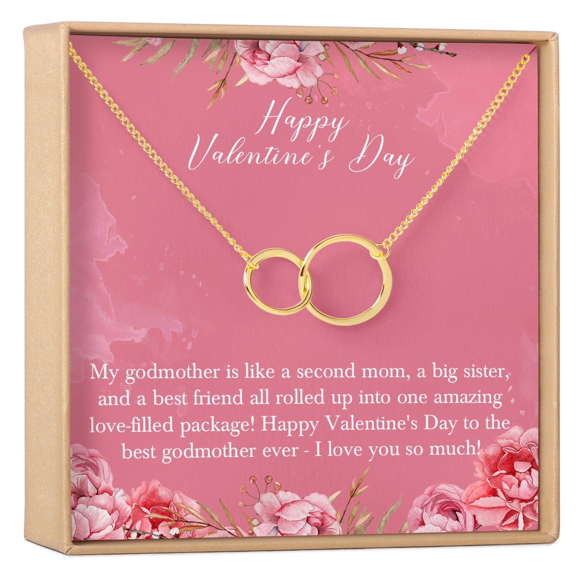 Valentine&amp;#39;s Day Gift for Godmother Necklace