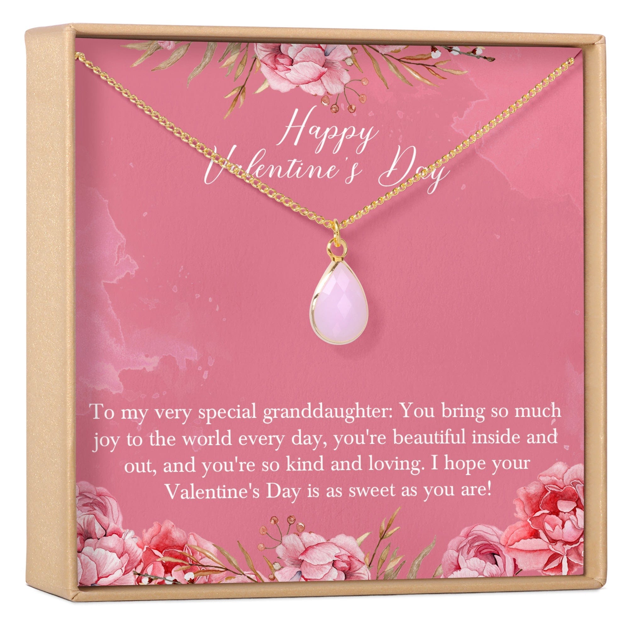 Valentine&amp;#39;s Day Gift for Granddaughter Necklace