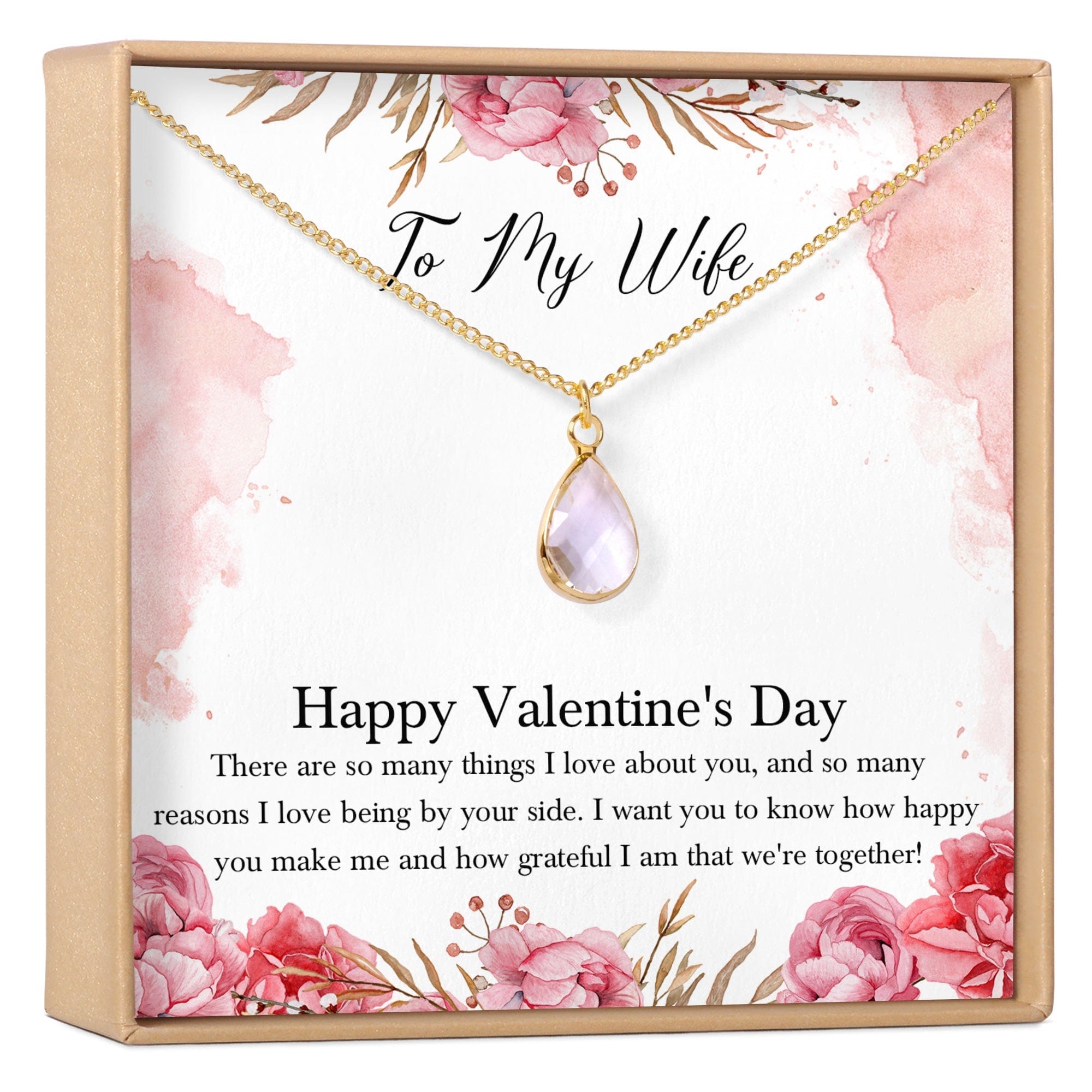 Valentine&amp;#39;s Day Gift for Wife Necklace