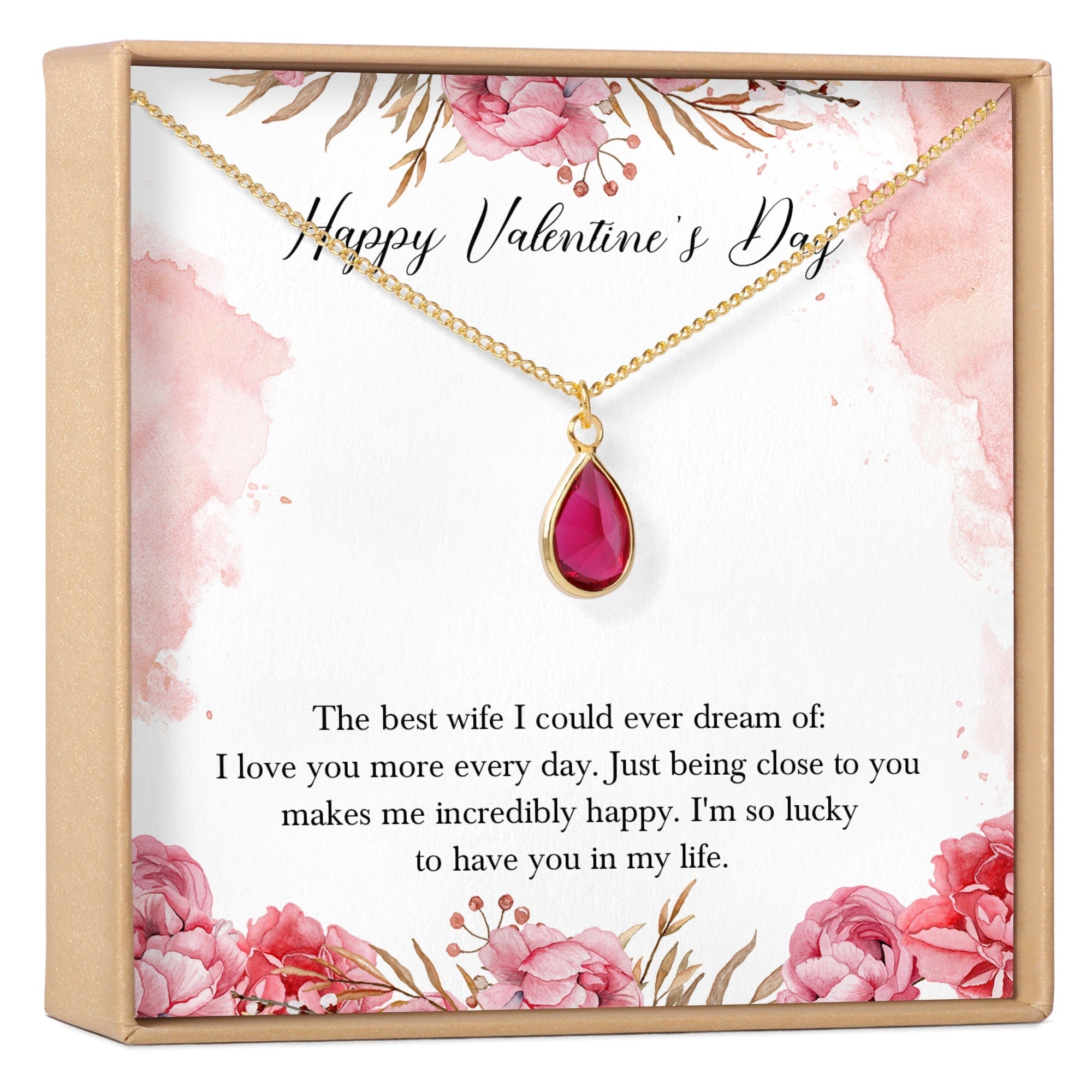 Valentine&amp;#39;s Day Gift for Wife Necklace