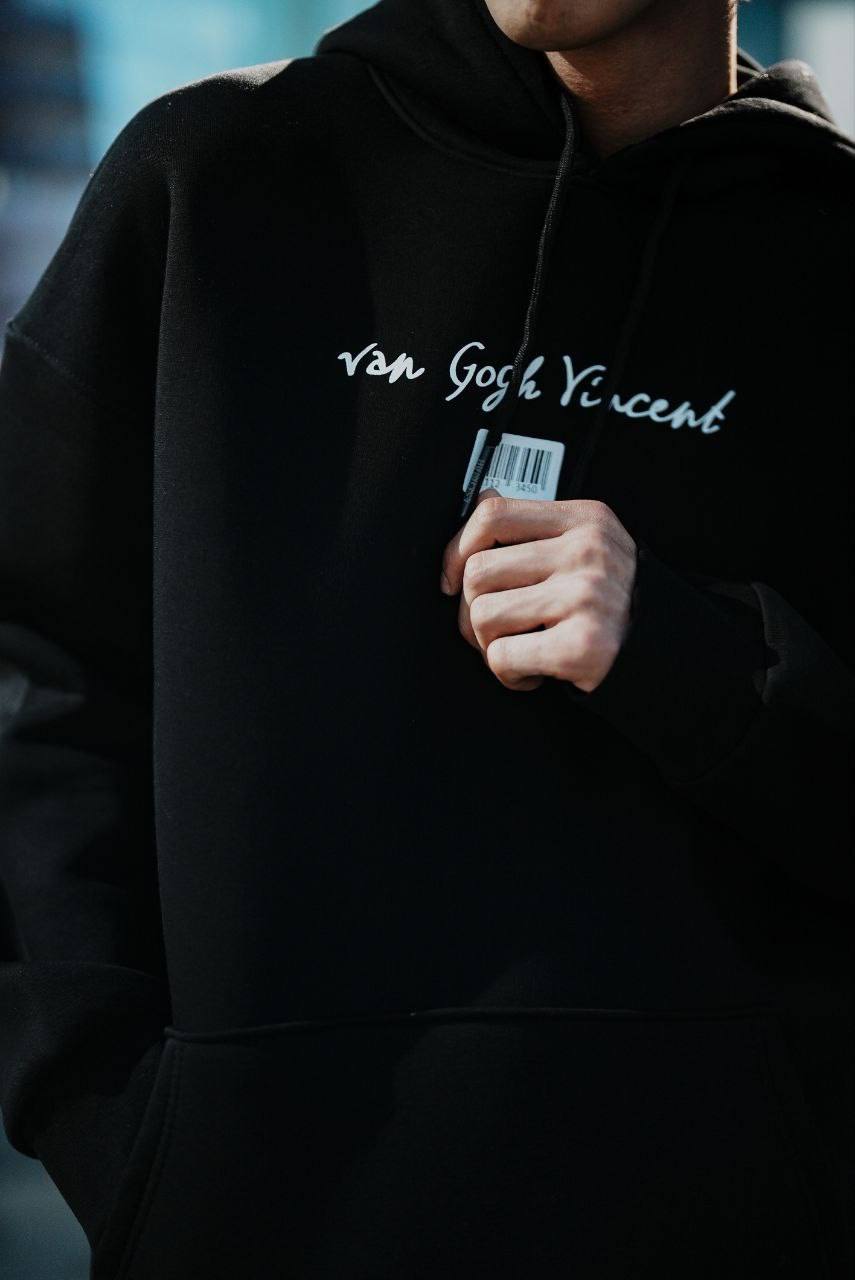 Oversize &#39;Van Gogh&#39; Graphic Hoodie - Art Inspired Streetwear Sweatshirt