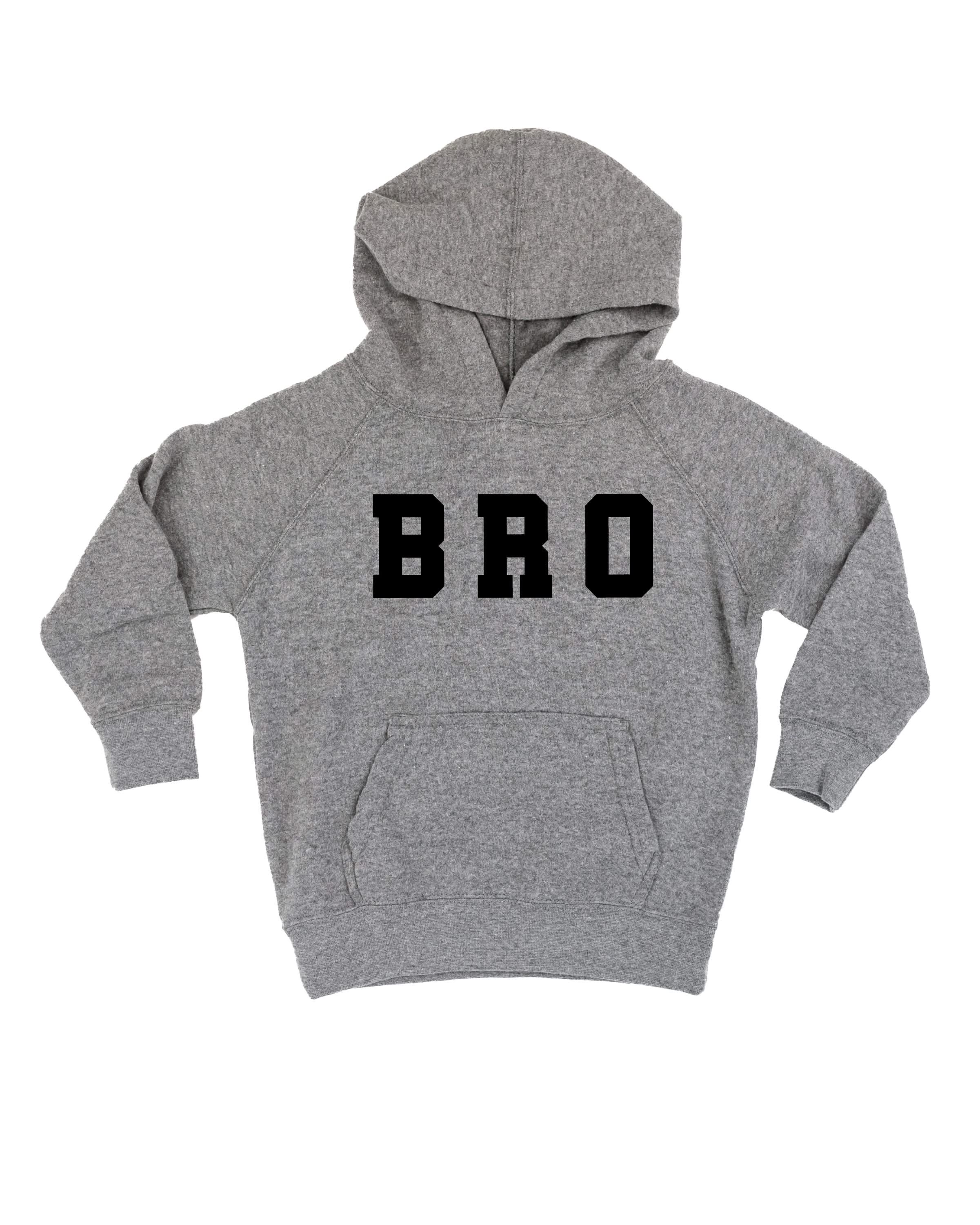 Varsity &#39;Bro&#39; Sibling Tees - (Choose Your Role) - Child Hoodie