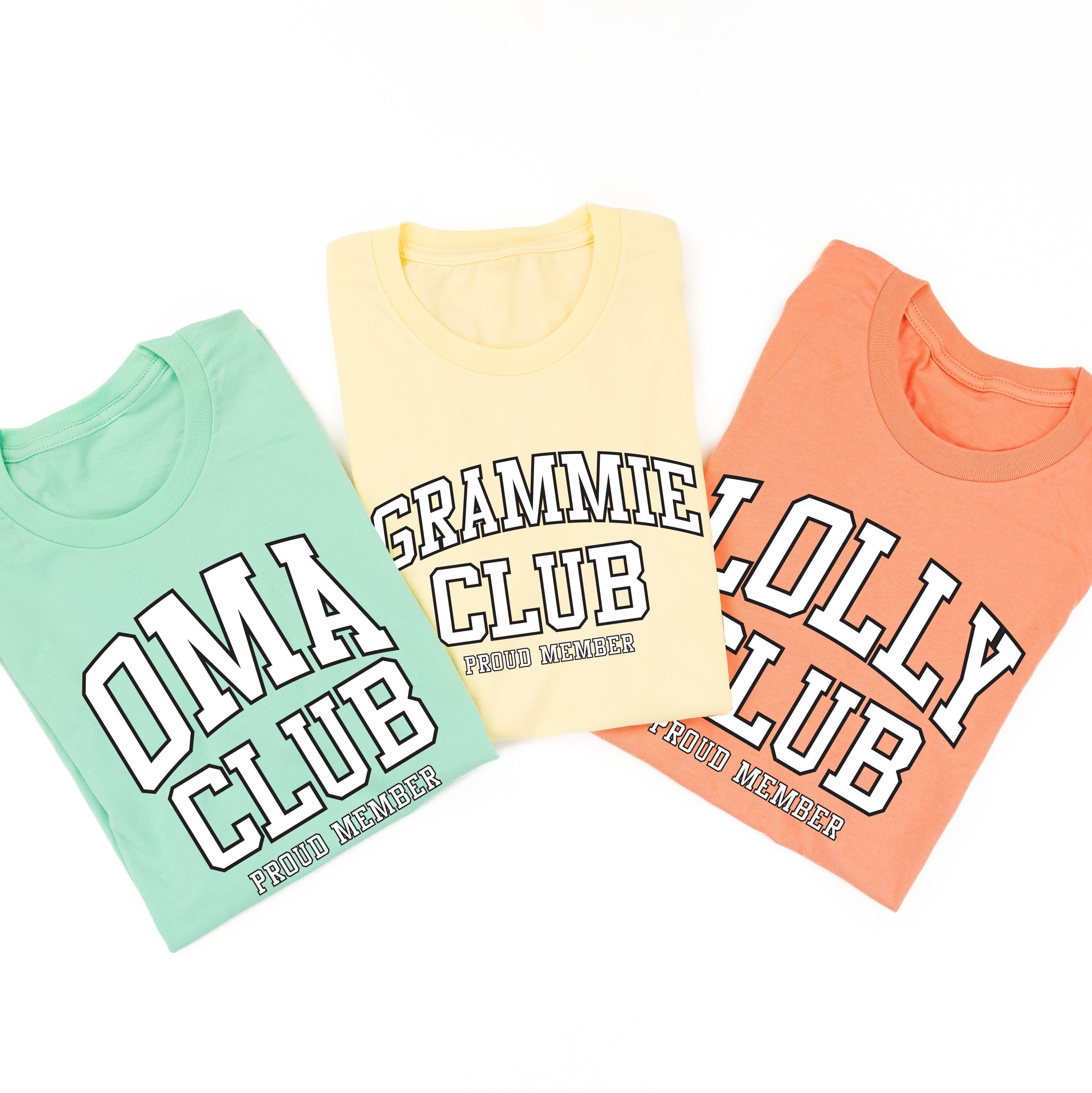 Varsity Style - &quot;_____ Club - Proud Member&quot; - (Choose Your Name) - Unisex Tee