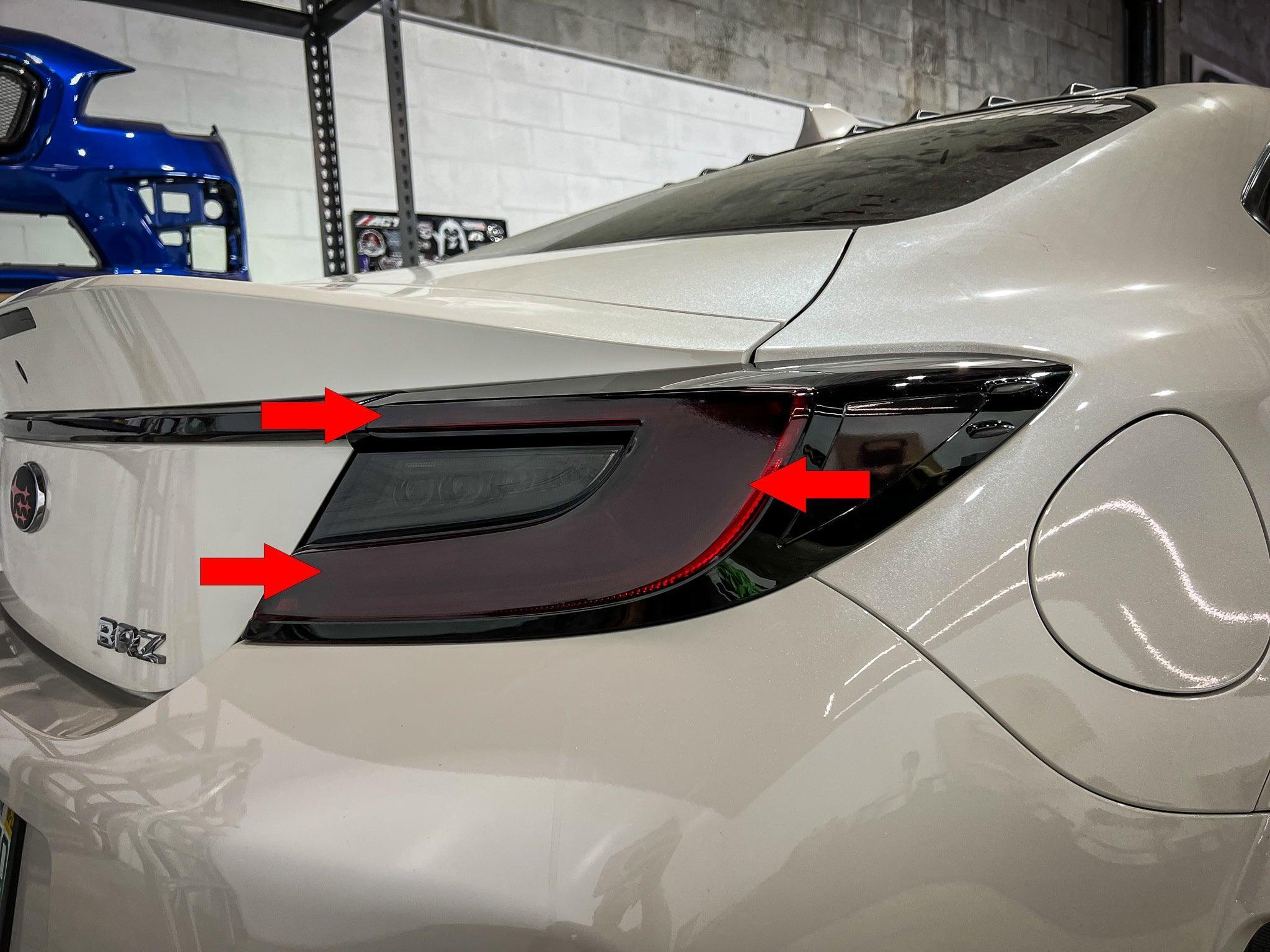 Version 2.0 Tail Light Overlays - 2022+ BRZ / GR86