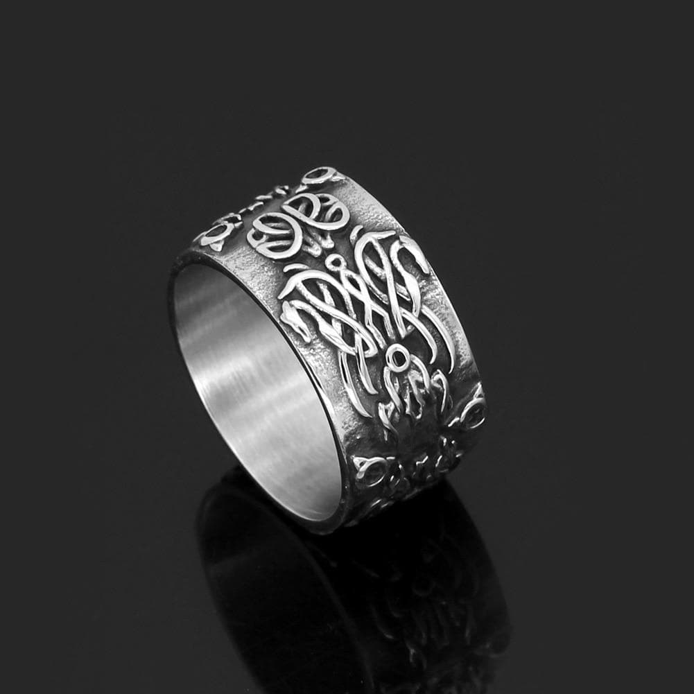Vikings Dragon Stainless Steel Ring