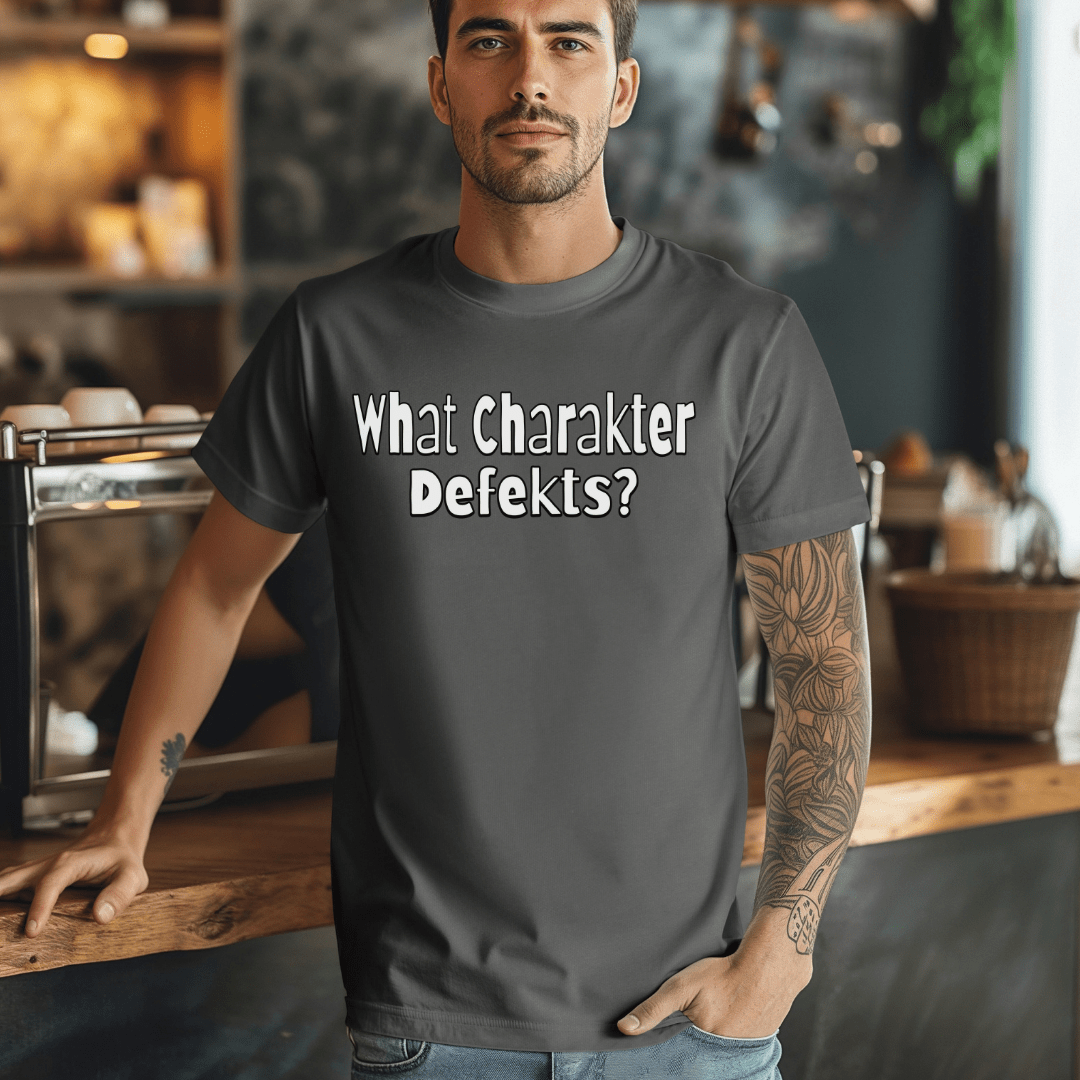 Vintage Blend Recovery T-Shirt | Inspiring Sobriety |  What Charakter Defekts?