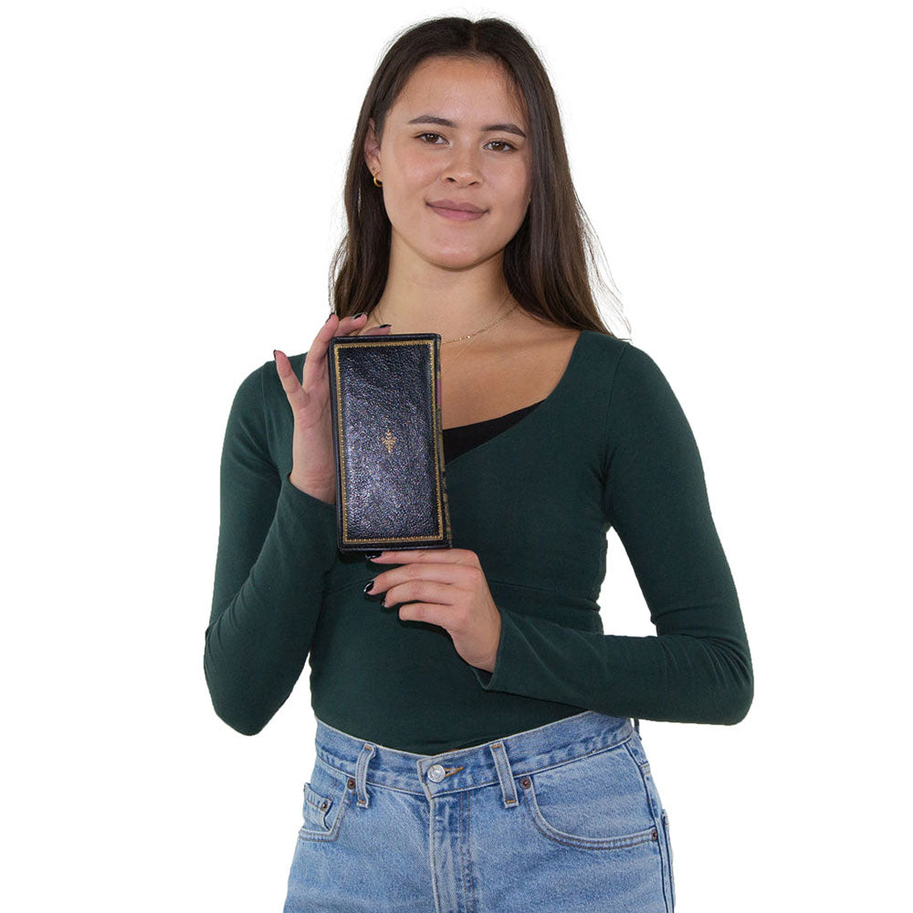 Vintage Book Wallet Wristlet