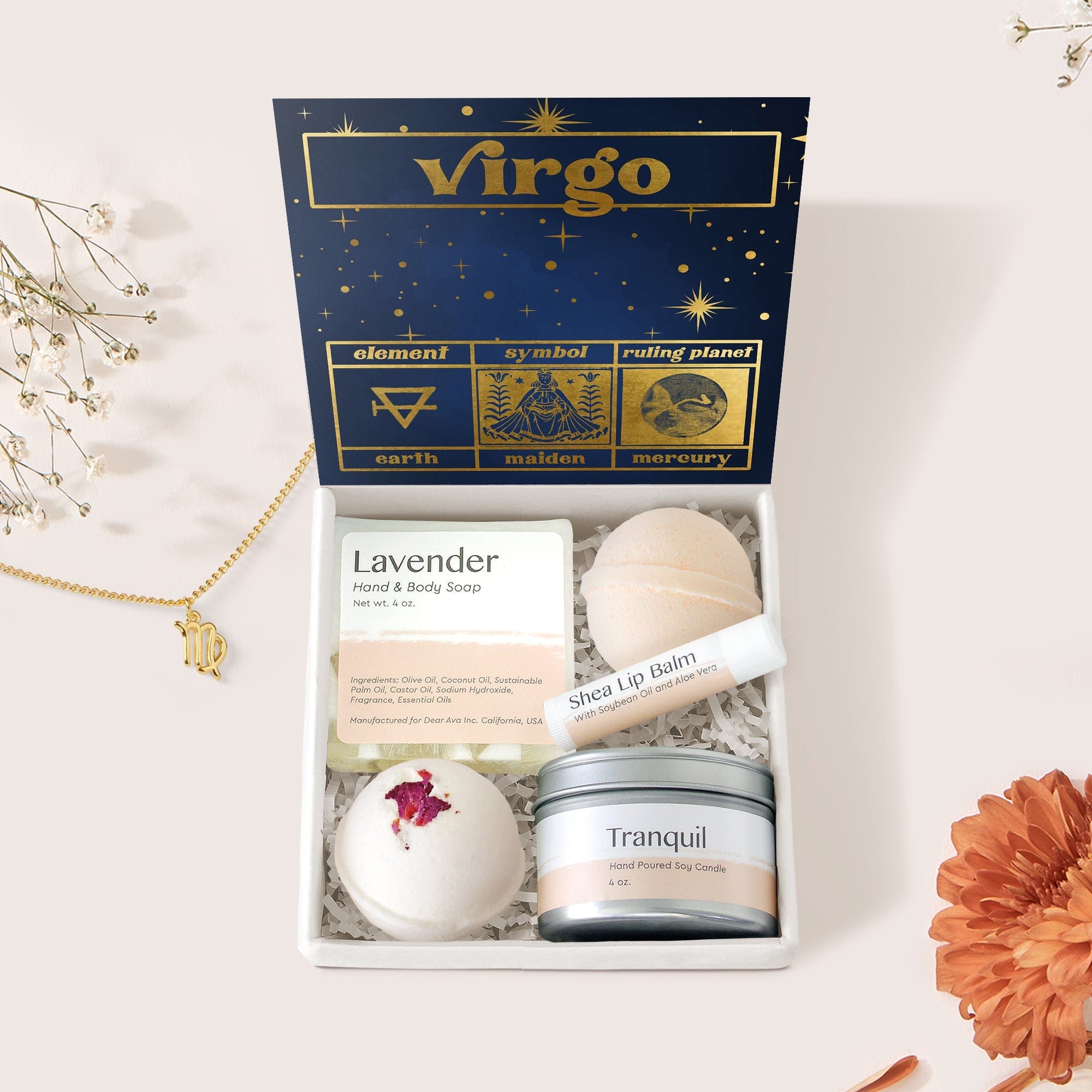 Virgo Zodiac Gift Box Set